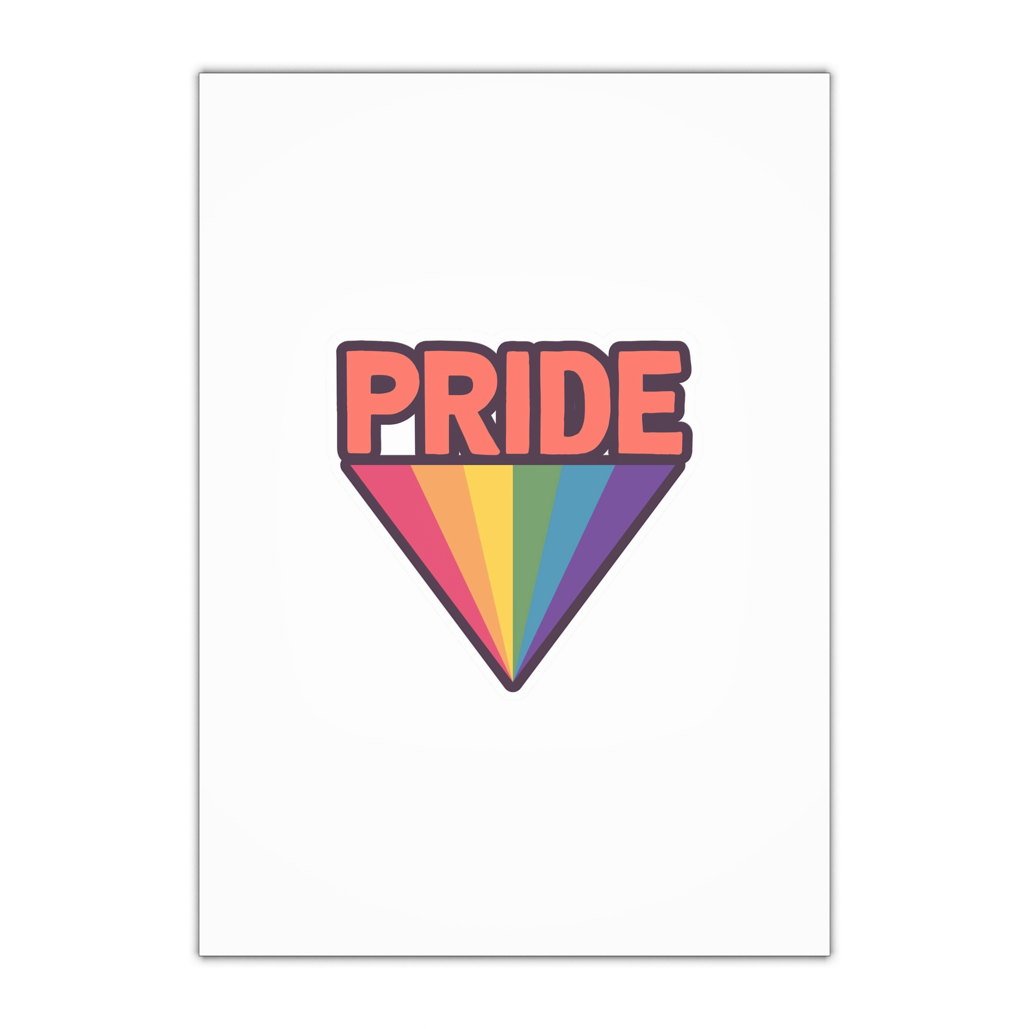 Pride With Rainbow(1) Gift Wrapping Paper Sheets 1pc