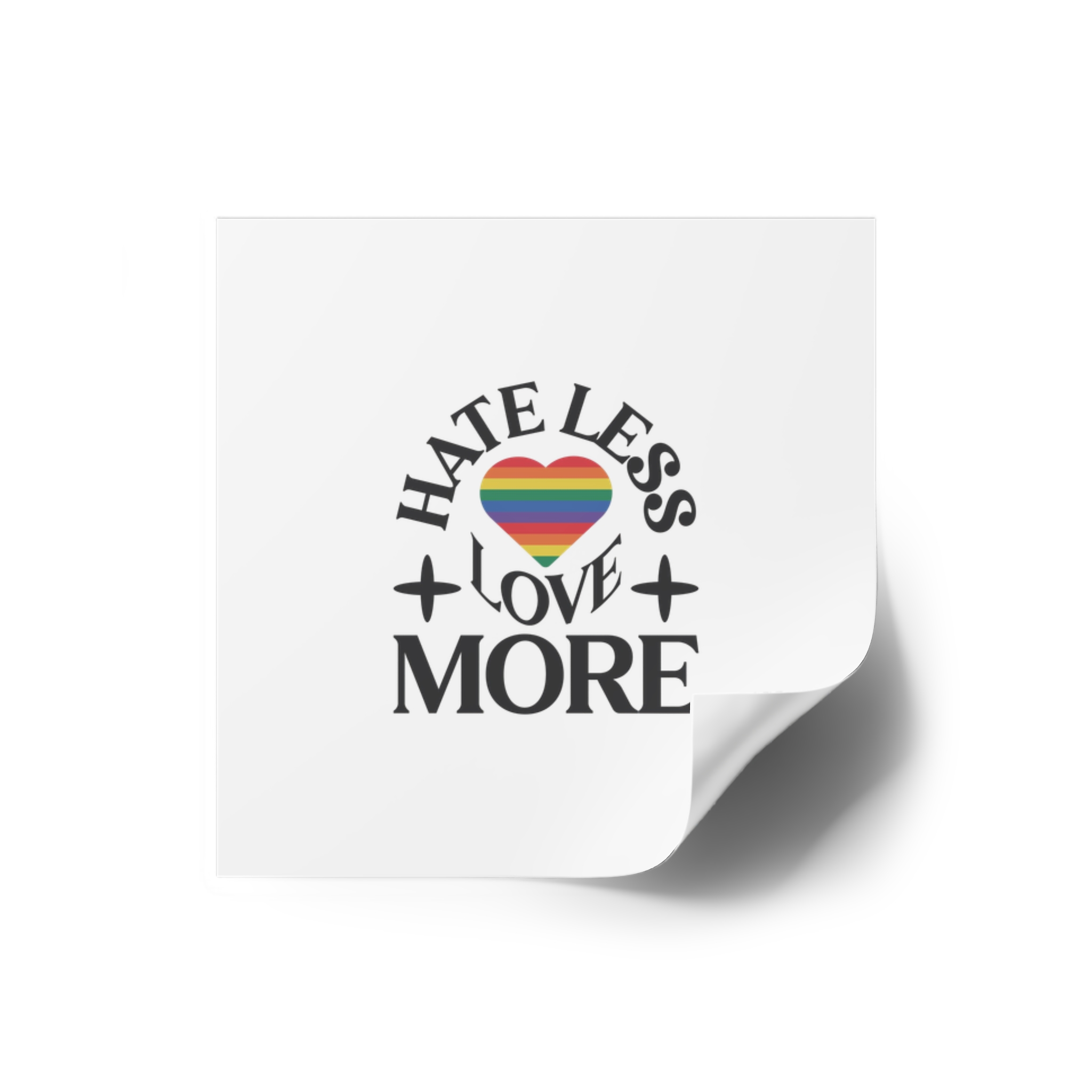 Lgbtq Pride Month Quote Eps Design Vector Pride Design Template(2) Laminate Stickers Square - Image 6