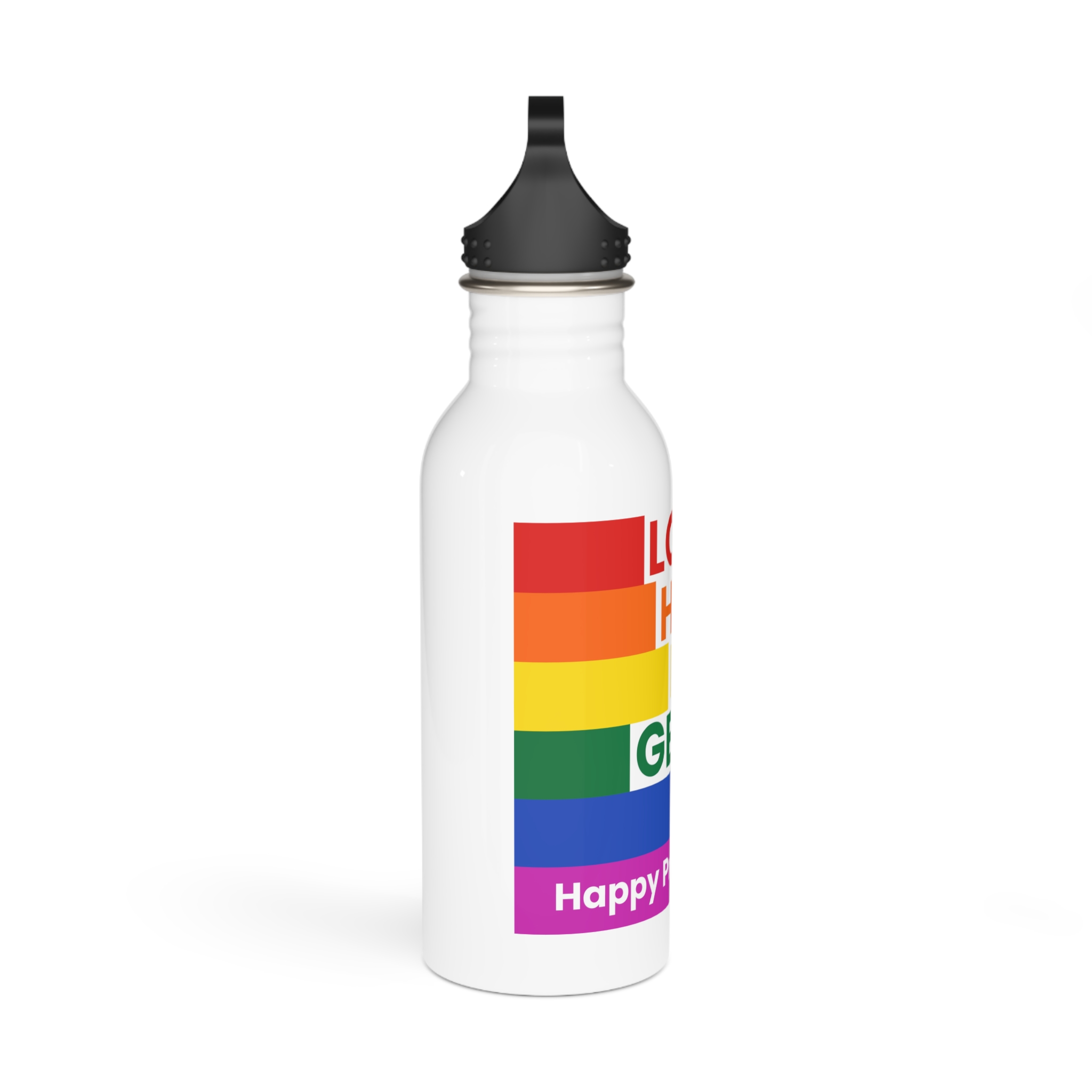 Creativesmoke Lgbtq 8 Stainless Steel Water Bottle - Image 2