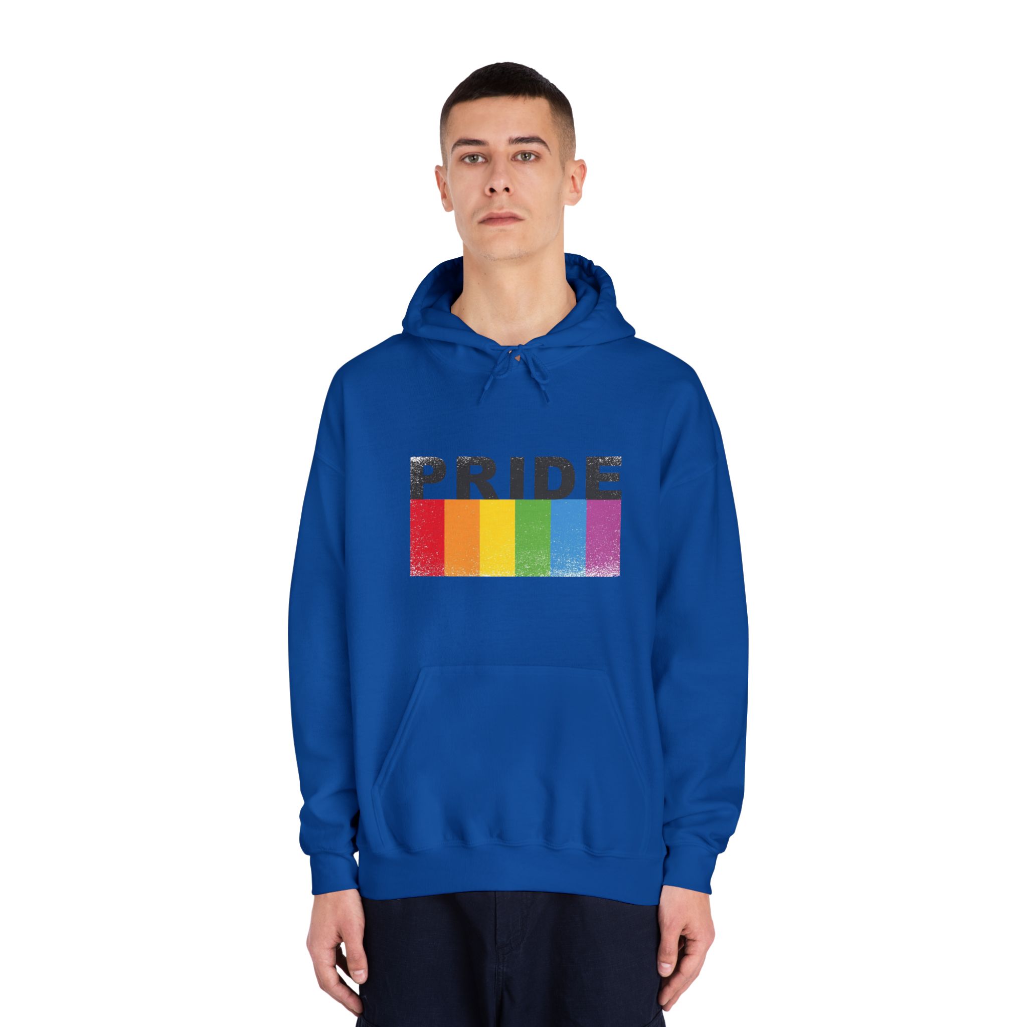 Pride Banner Unisex Dryblend Hooded Sweatshirt - Image 27