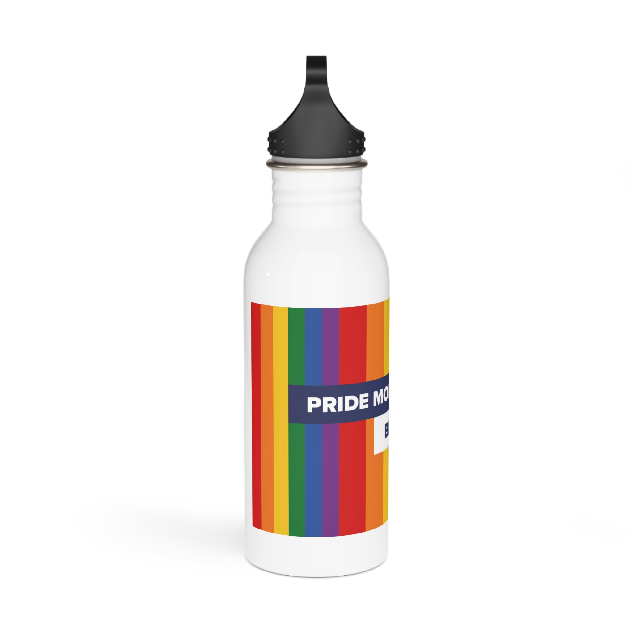 Lgbt Pride Month June Lesbian Gay Bisexual Transgender Lgbtq Flag Rainbow Vector2 Stainless Steel Water Bottle - Image 2