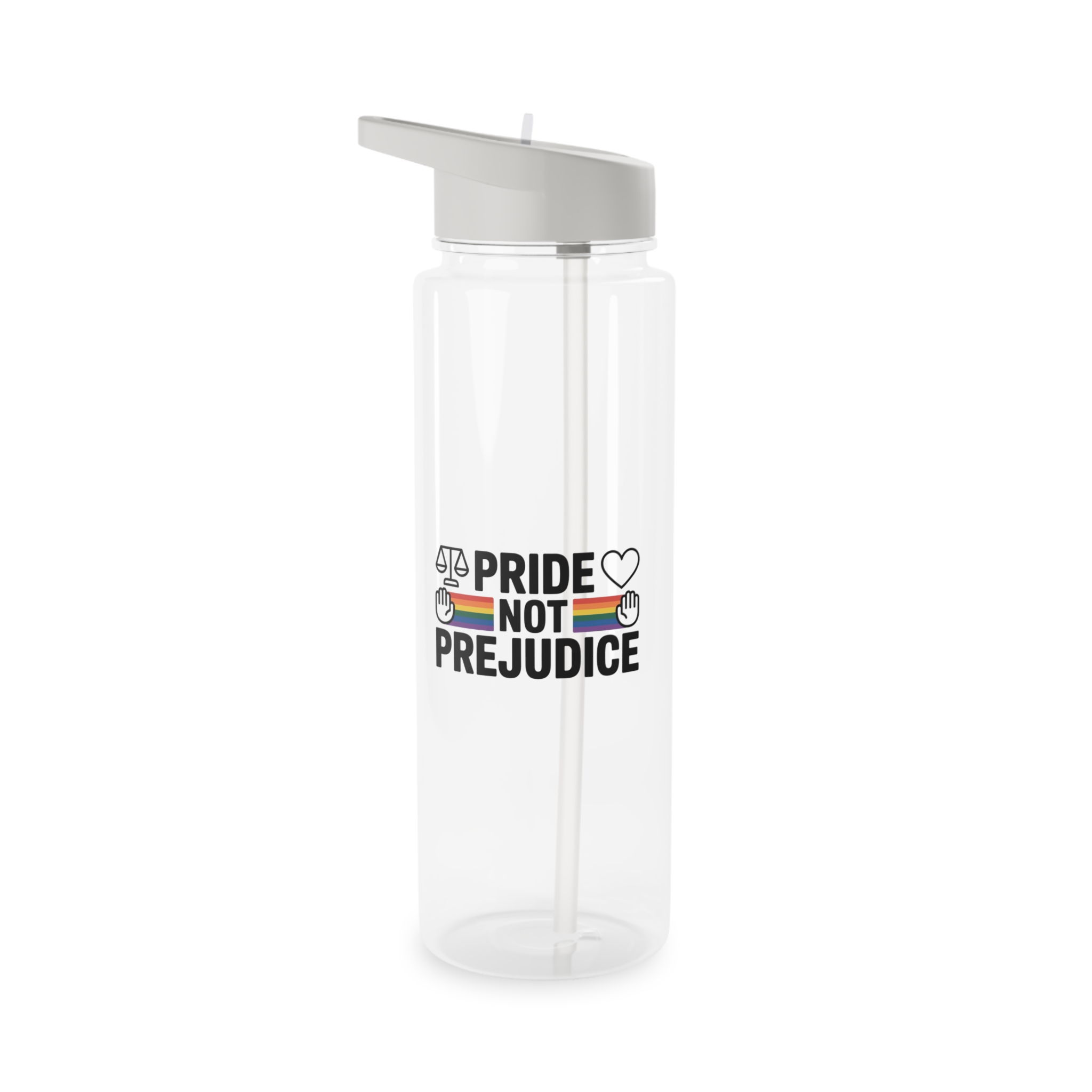 Pride Prejudice T Shirt Design Isolated White Background 21 Tritan Water Bottle - Image 5