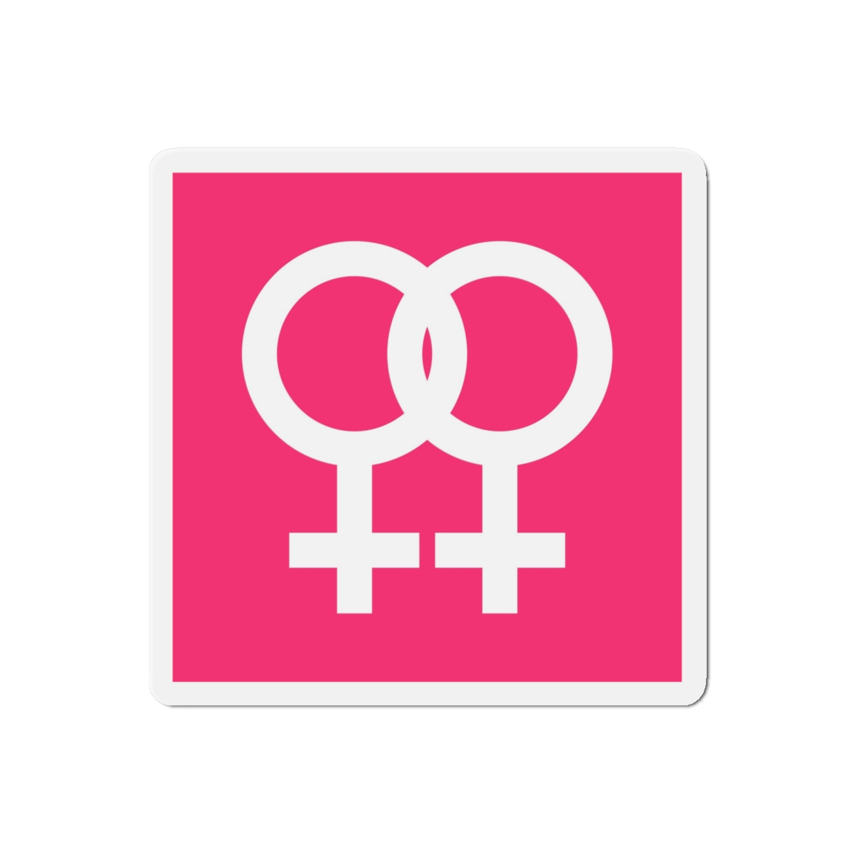 Lesbian Pride Design 2B26C2 Die Cut Magnets - Image 13