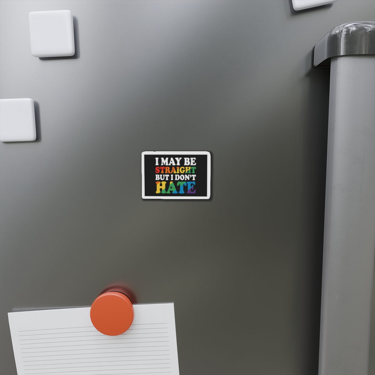Pride Gay Lgbt Rainbow Tshirt Design(3) Die Cut Magnets - Image 2