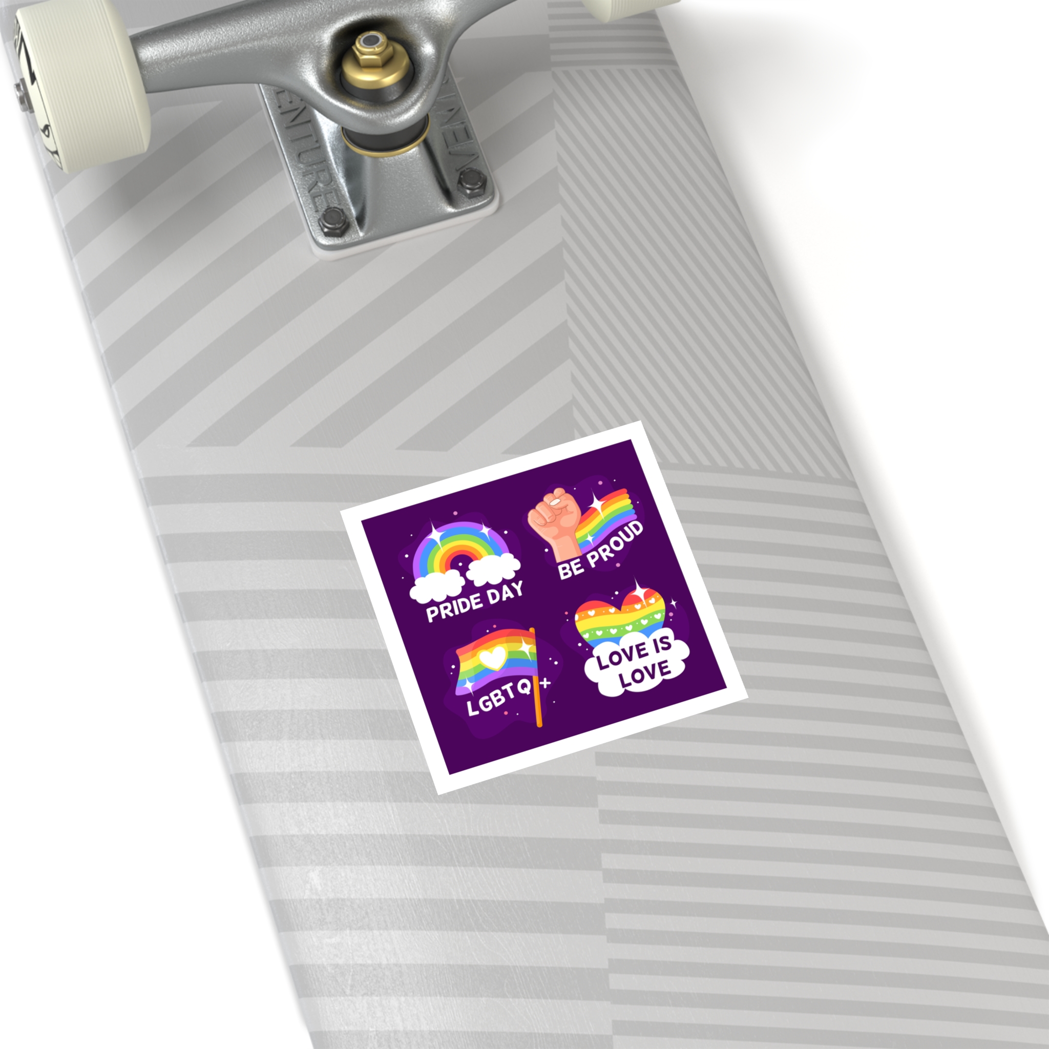 Pride Day Badges Collection Laminate Stickers Square - Image 72