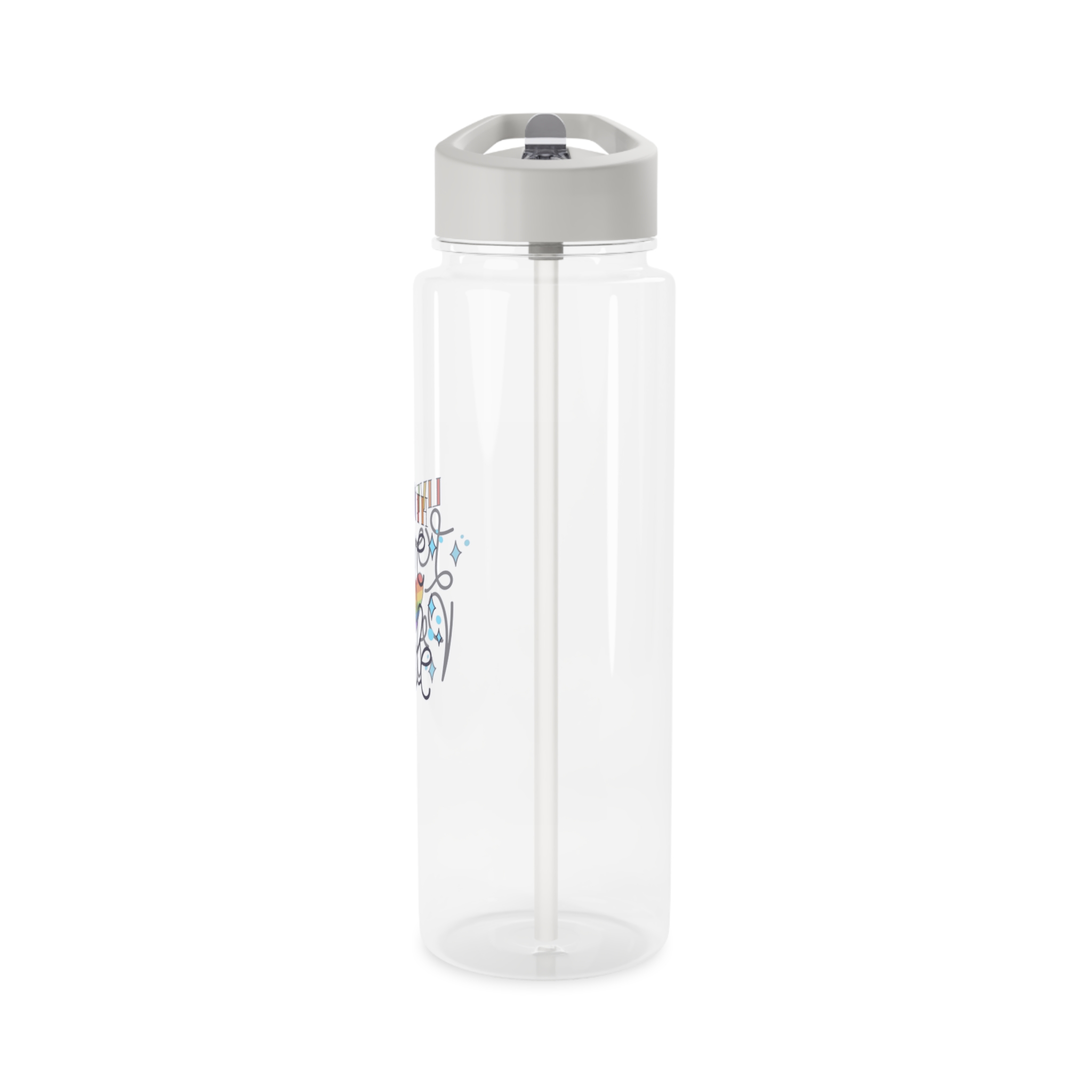 Pride Day Lettering Concept Tritan Water Bottle - Image 7