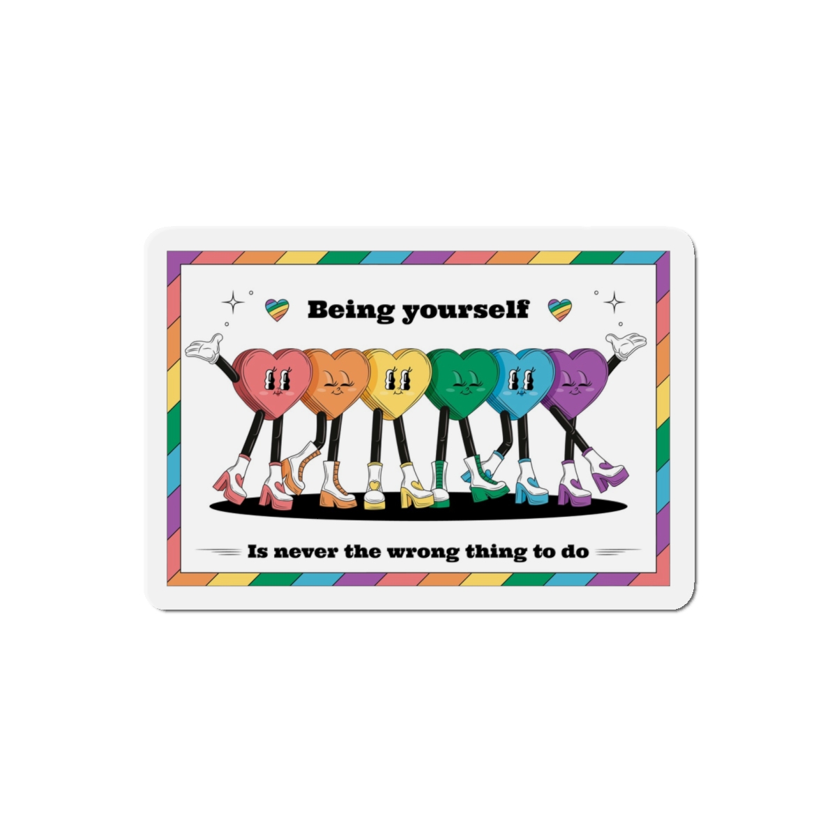 Illustration Pride Month Celebration Die Cut Magnets - Image 10
