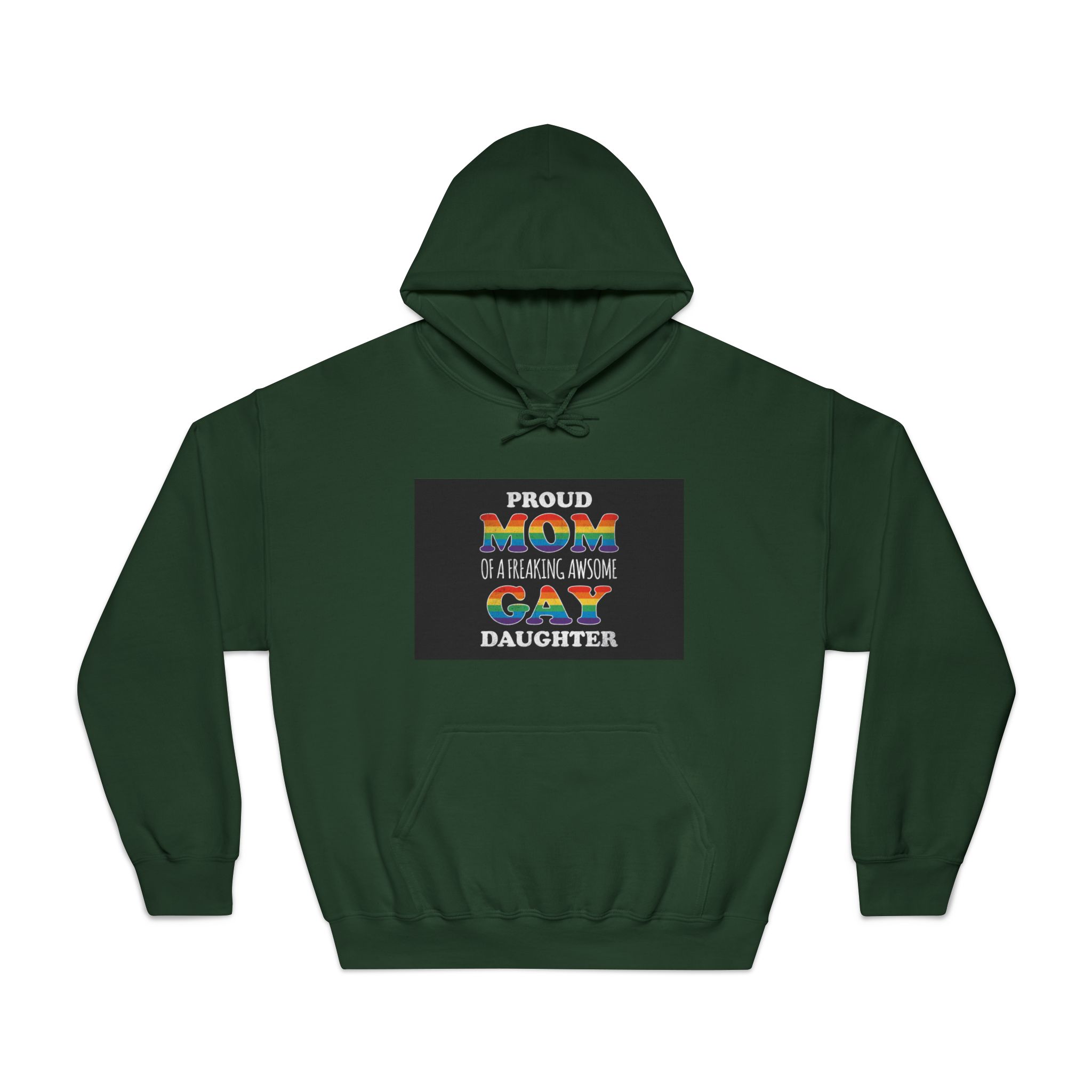 Mother Day Pride Rainbow Typography Vector Premium T Shirt(3) Unisex Dryblend Hooded Sweatshirt - Image 21
