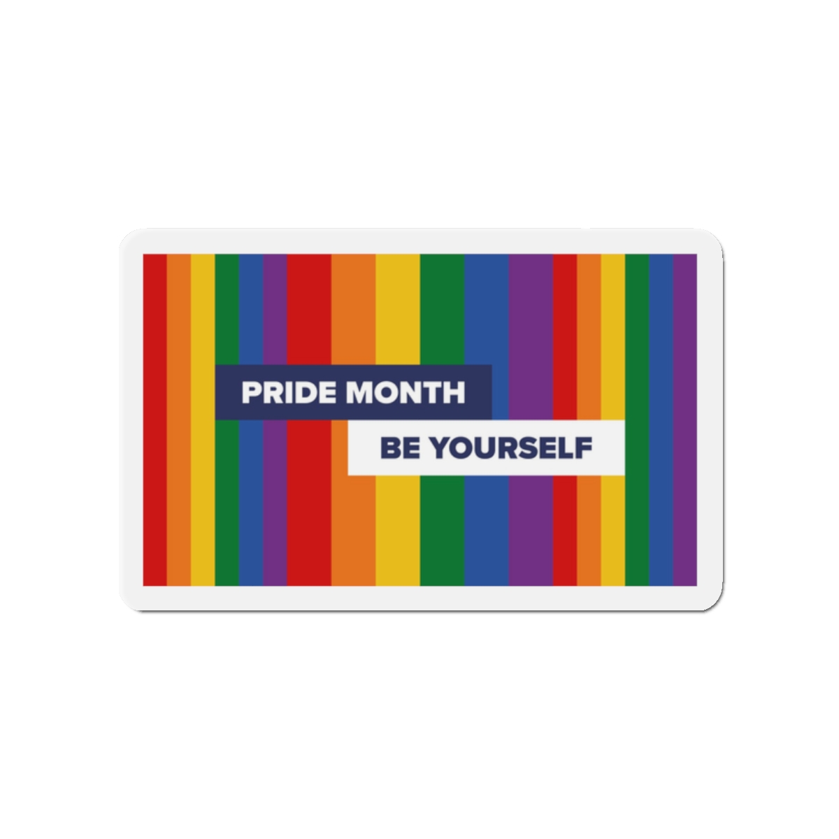 Lgbt Pride Month June Lesbian Gay Bisexual Transgender Lgbtq Flag Rainbow Vector2 Die Cut Magnets