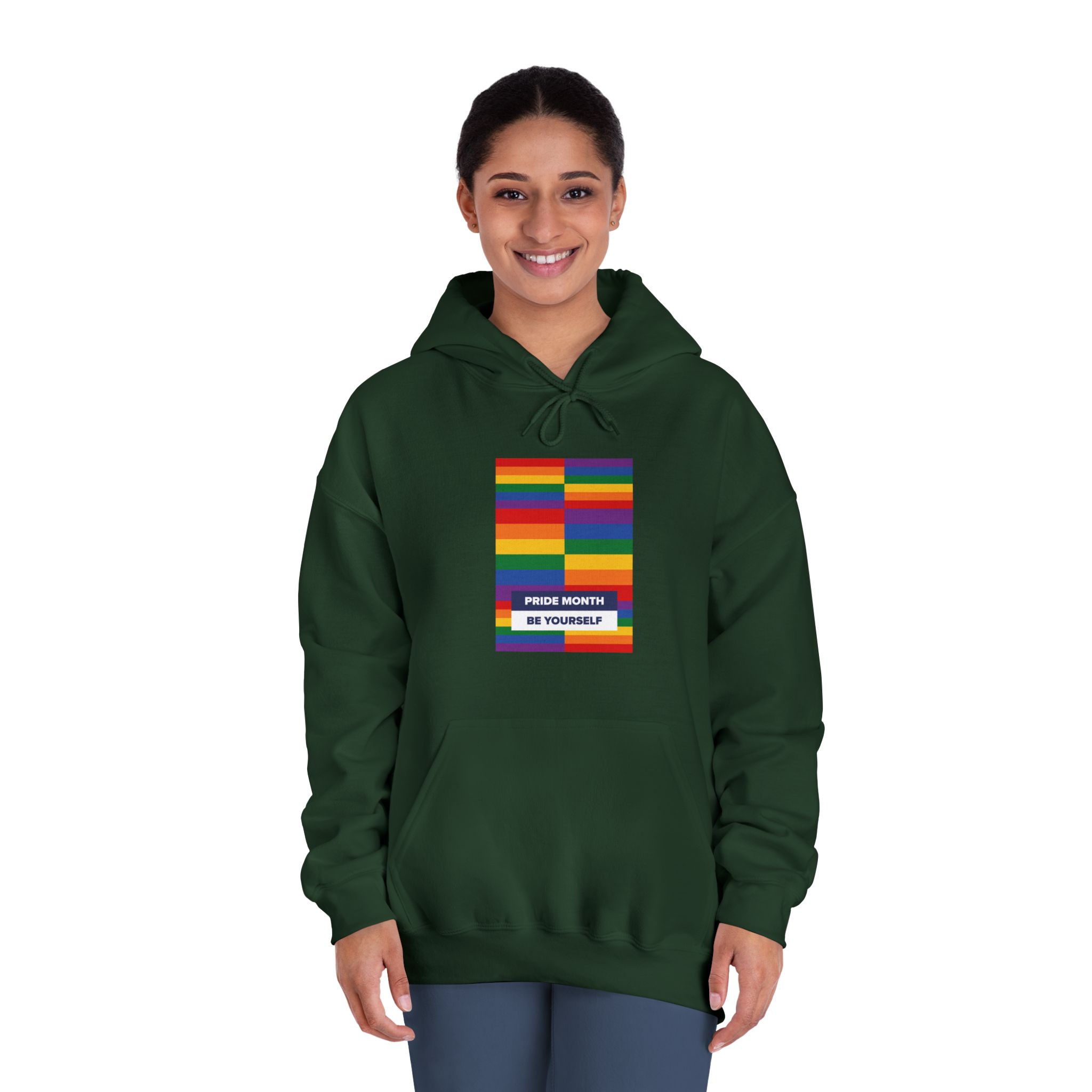 Lgbt Pride Month June Lesbian Gay Bisexual Transgender Lgbtq Flag Rainbow Vector(3) Unisex Dryblend Hooded Sweatshirt - Image 24