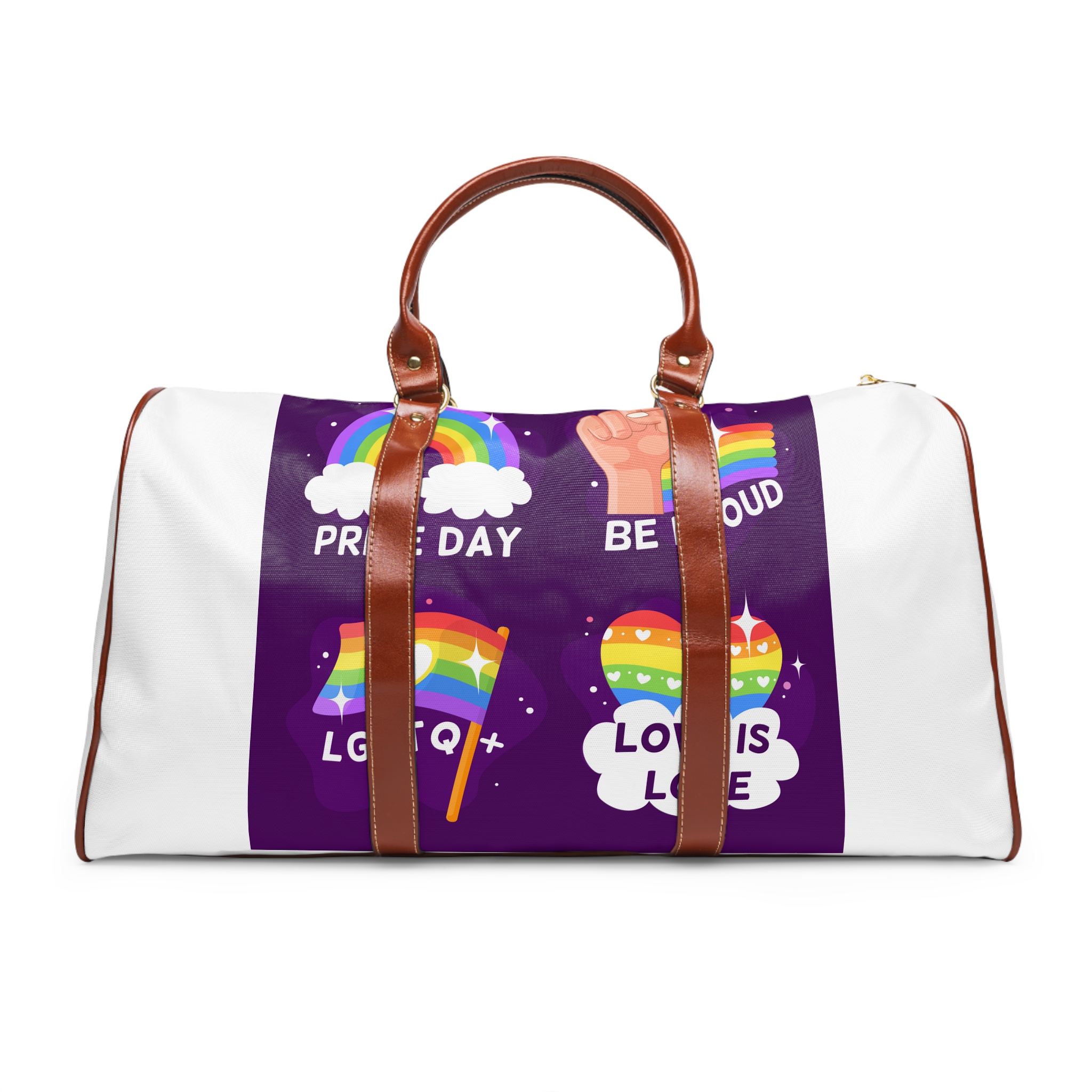 Pride Day Badges Collection Waterproof Travel Bag