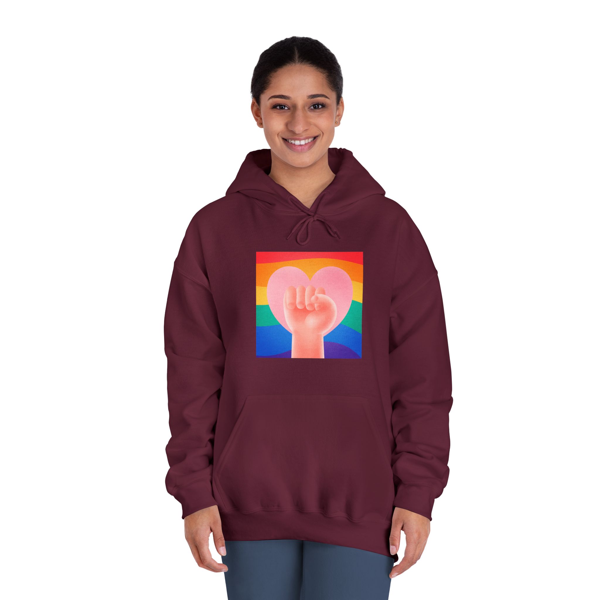 Pride Day Concept 2 Unisex Dryblend Hooded Sweatshirt - Image 20
