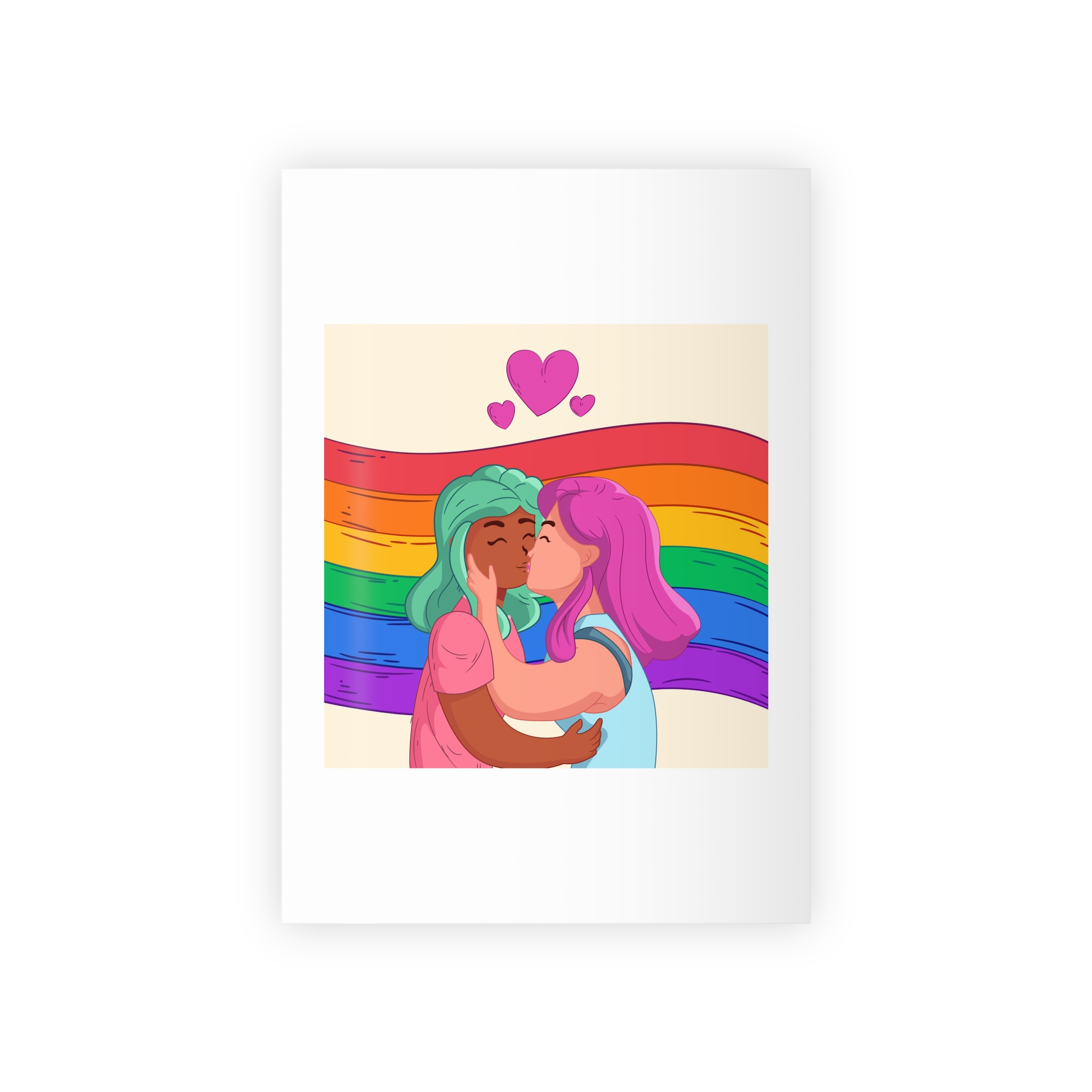 Lesbian Pride Design 4C2A50 Gift Wrapping Paper Rolls 1pc