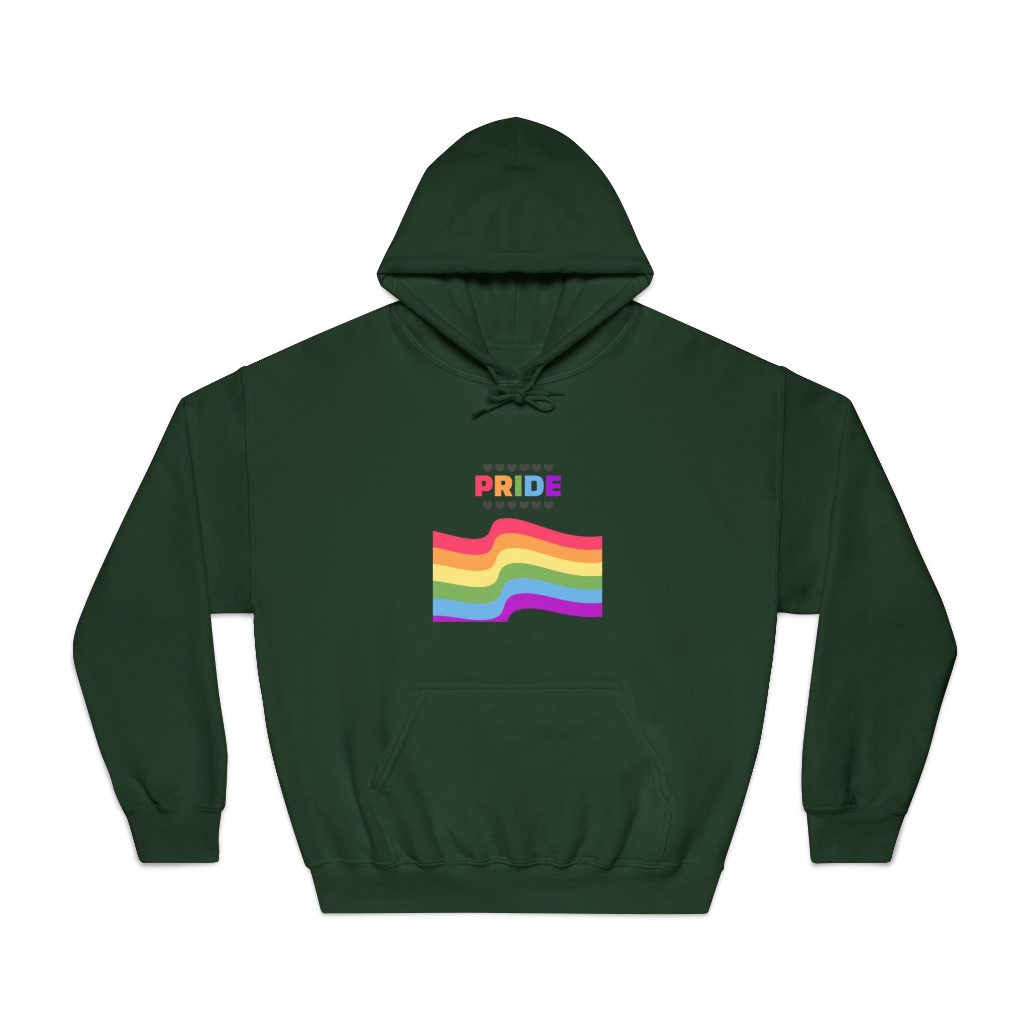 Pride Background With Flag Lgbtq Pride Unisex Dryblend Hooded Sweatshirt - Image 21