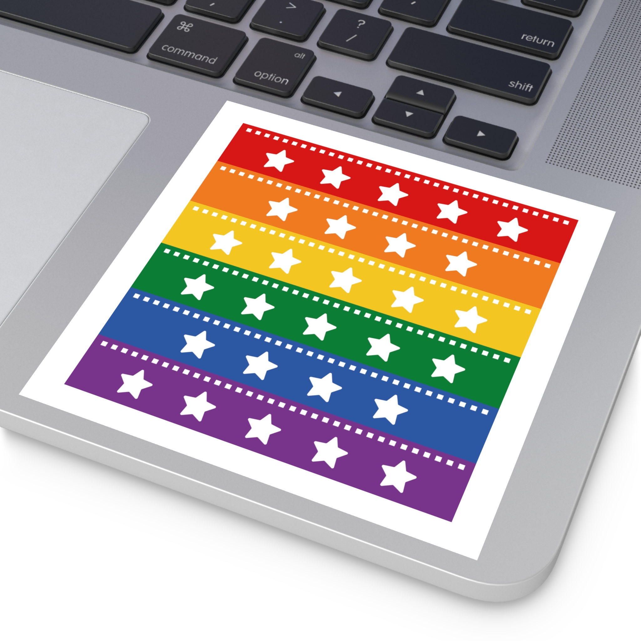 Lgbt Pride Month June Lesbian Gay Bisexual Transgender Lgbtq Flag Rainbow Vector(4) Laminate Stickers Square - Image 75