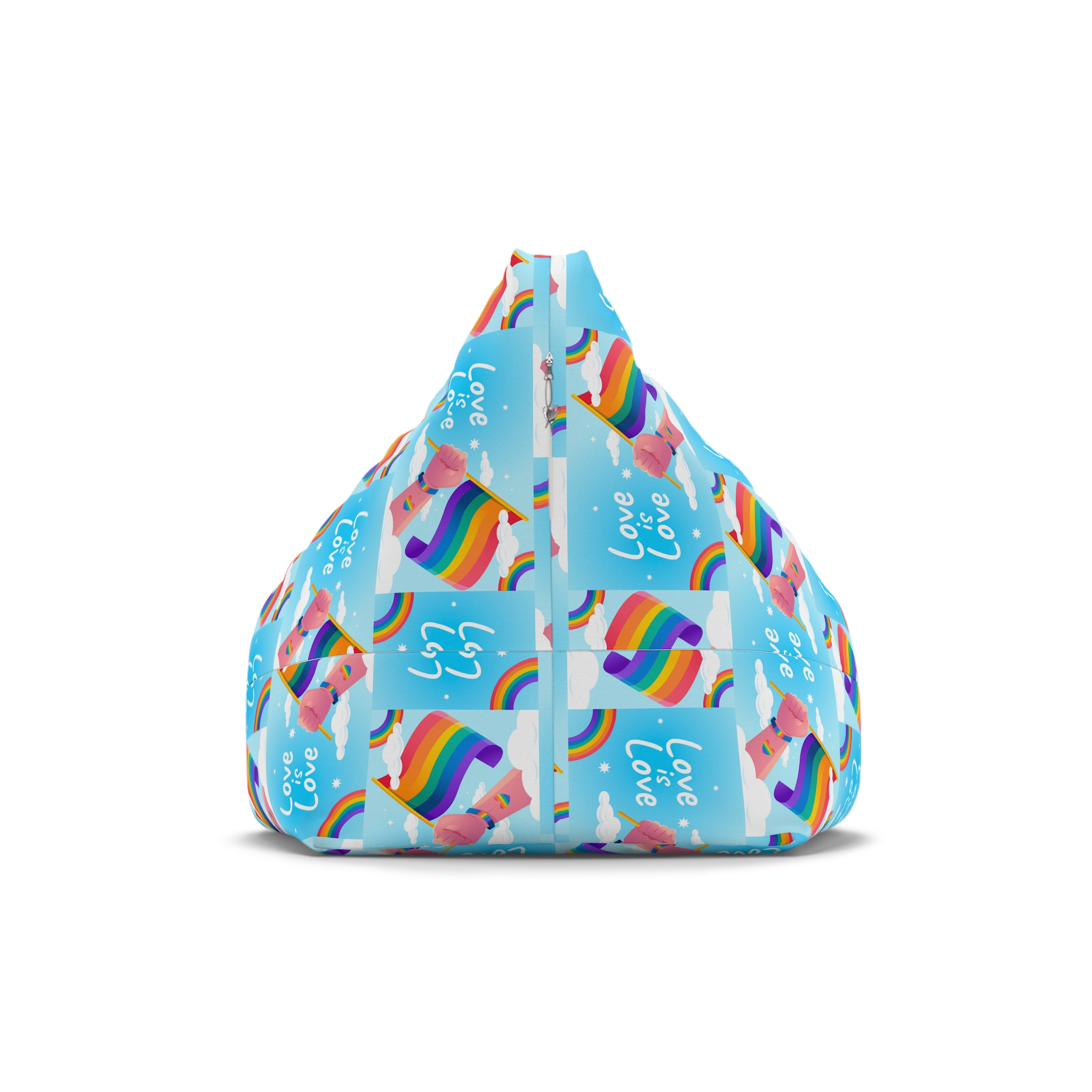 Gradient Background Pride Month Celebration Bean Bag Chair Cover - Image 2