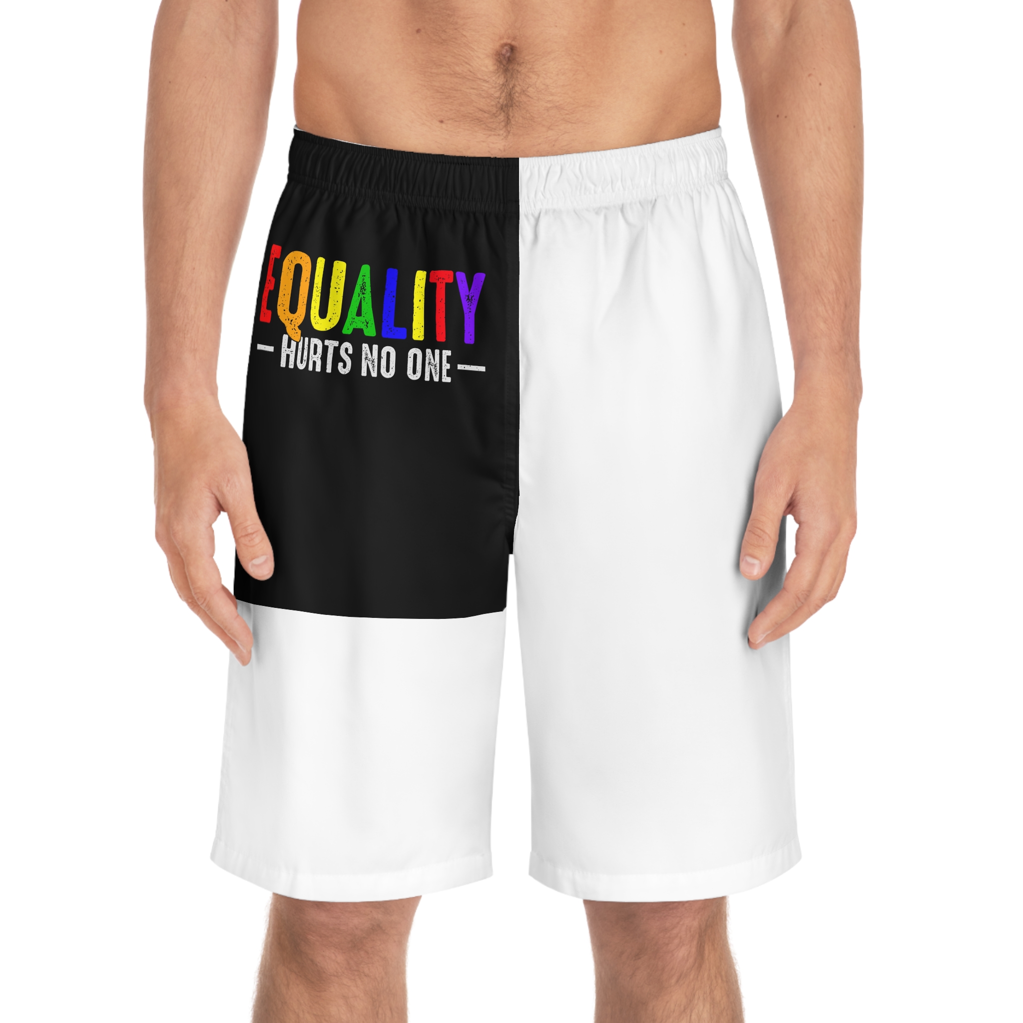 Feminism Tshirt Design Feminist Shirt Equality Hurts No One Mens Board Shorts Aop - Image 3