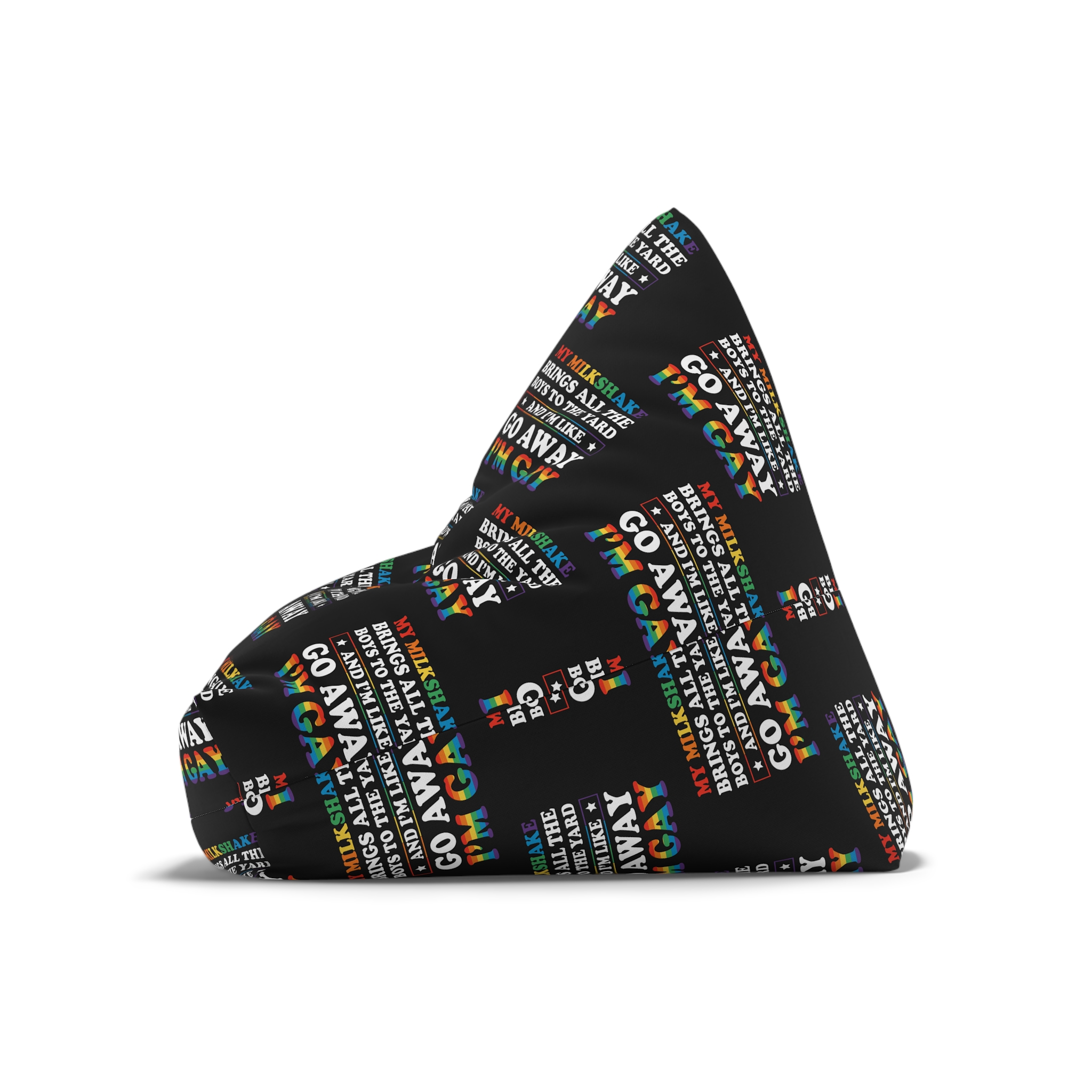 Pride Gay Lgbt Rainbow Tshirt Design Bean Bag Chair Cover - Image 8