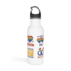 Pride Day Label Collection Concept Stainless Steel Water Bottle
