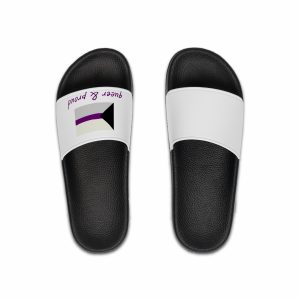 Colorful Demisexual Pride Flag Happy Pride Day Lgbtq Community Pride Month Vector Hand Drawn Doodle Posters Stickers Logo Cards Mens Slide Sandals