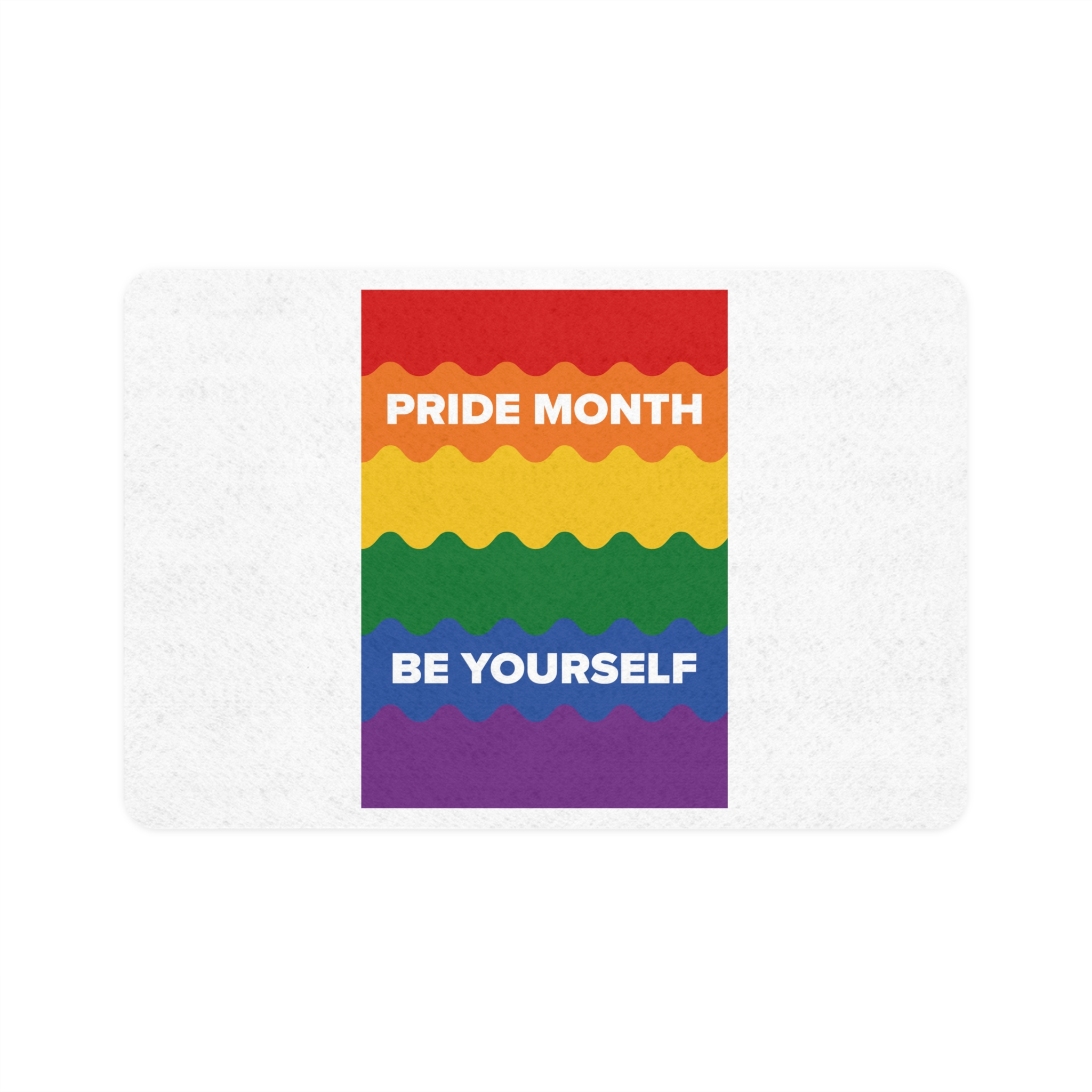 Lgbt Pride Month June Lesbian Gay Bisexual Transgender Lgbtq Flag Rainbow Vector Pet Food Mat 12x18