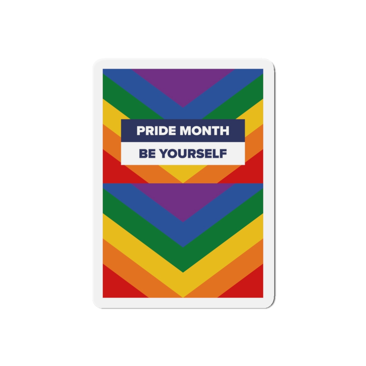 Lgbt Pride Month June Lesbian Gay Bisexual Transgender Lgbtq Flag Rainbow Vector(1)2 Die Cut Magnets - Image 4