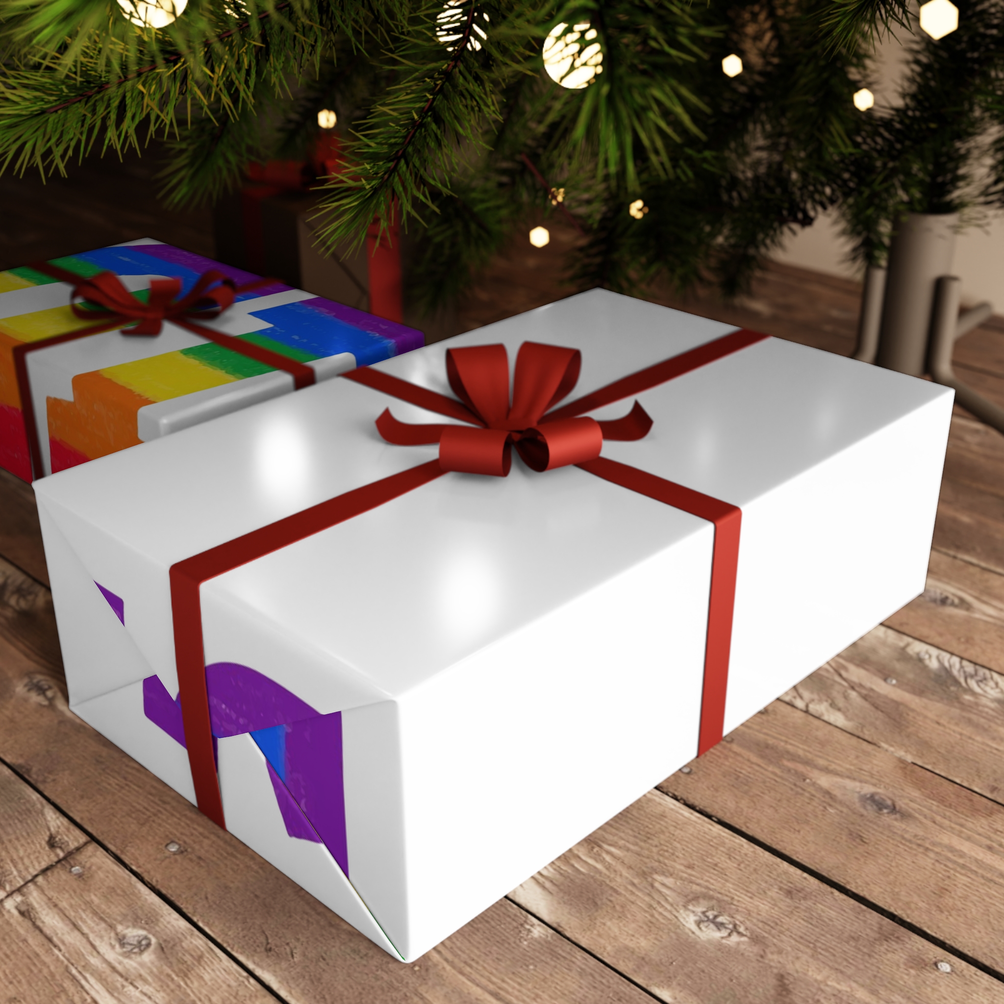 Word Pride Rainbow Lgbtq Gay Flag Colors Lettering Lgbt Month Pencil Crayon Textured Isolated Gift Wrapping Paper Sheets 1pc - Image 6