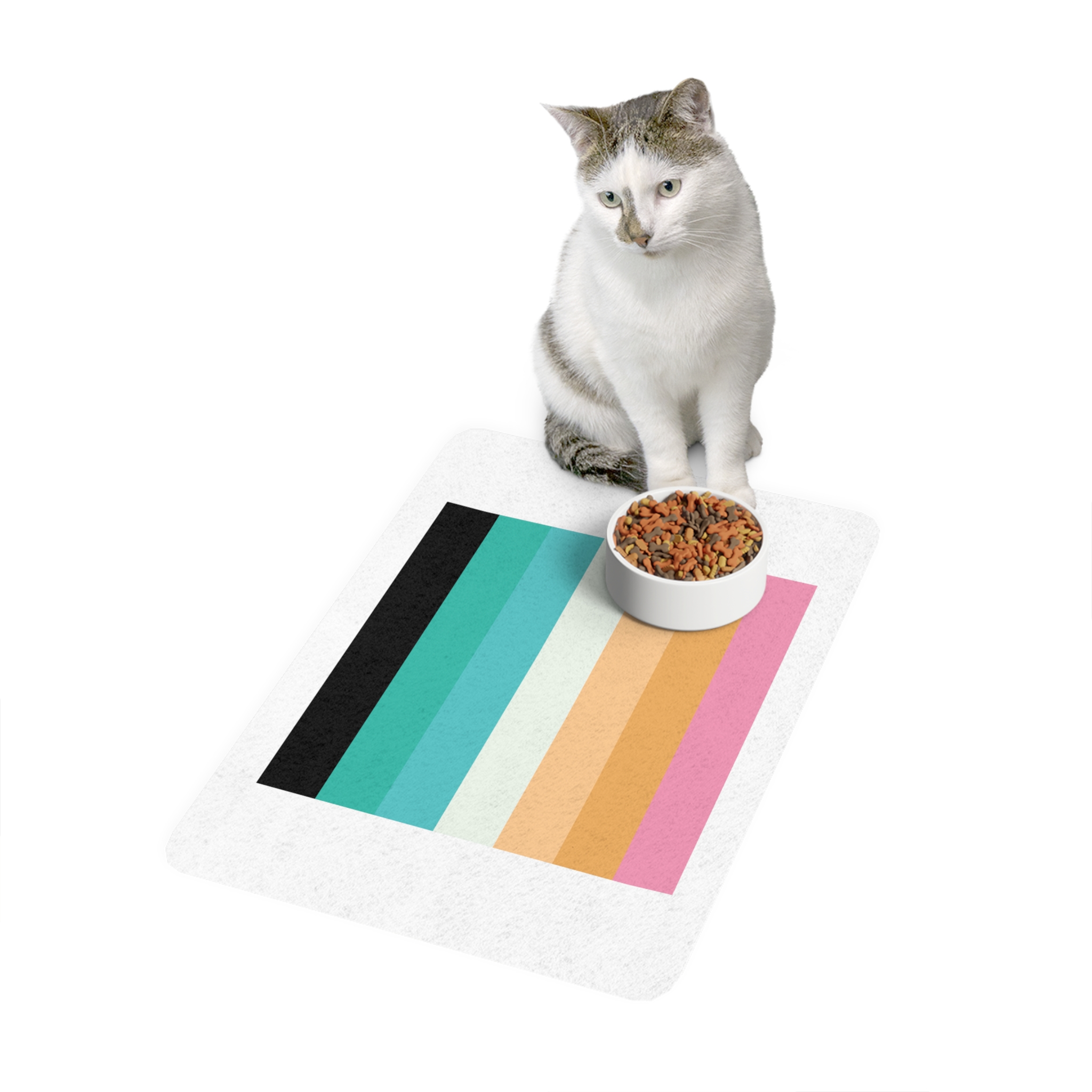 Lesbian Pride Design 1724D6 Pet Food Mat 12x18 - Image 3