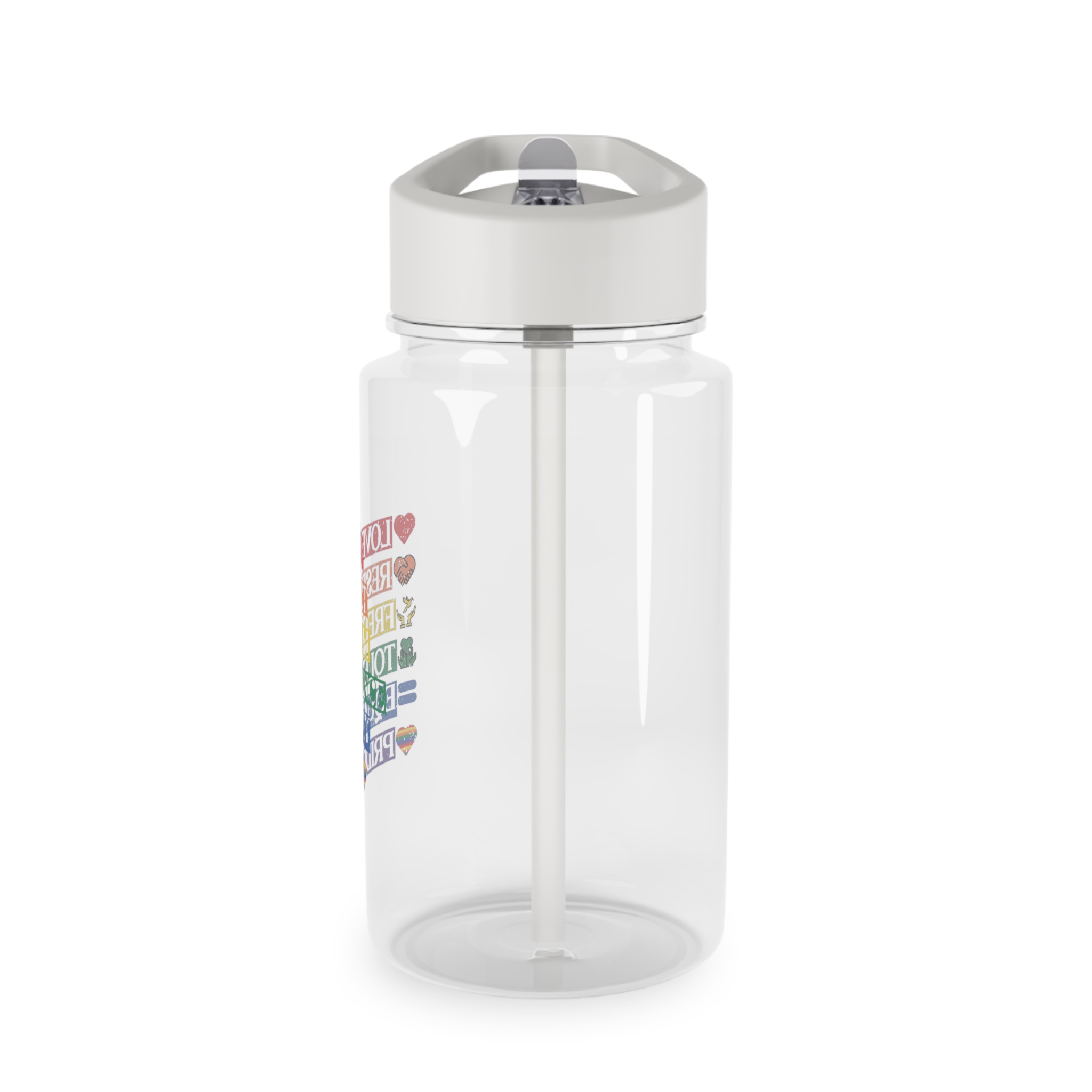 Lgbtq Pride Month Quote Eps Design Vector Pride Design Template (1) Tritan Water Bottle - Image 3