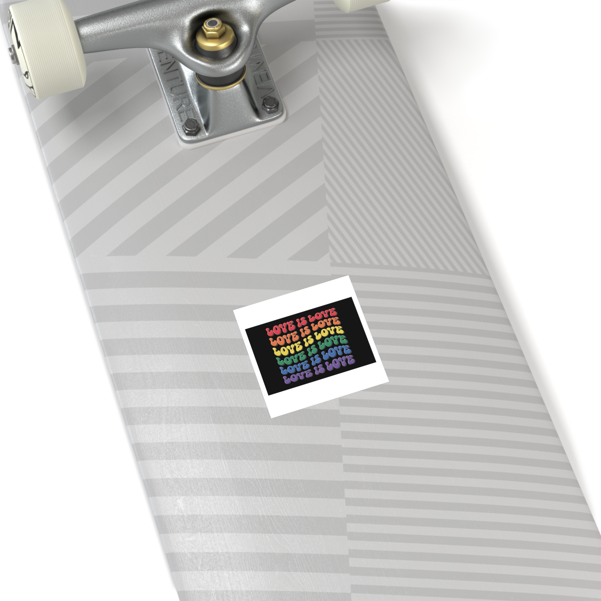 Pride Lgbtq Gay Typography Vector Tshirt Design(8) Laminate Stickers Square - Image 12