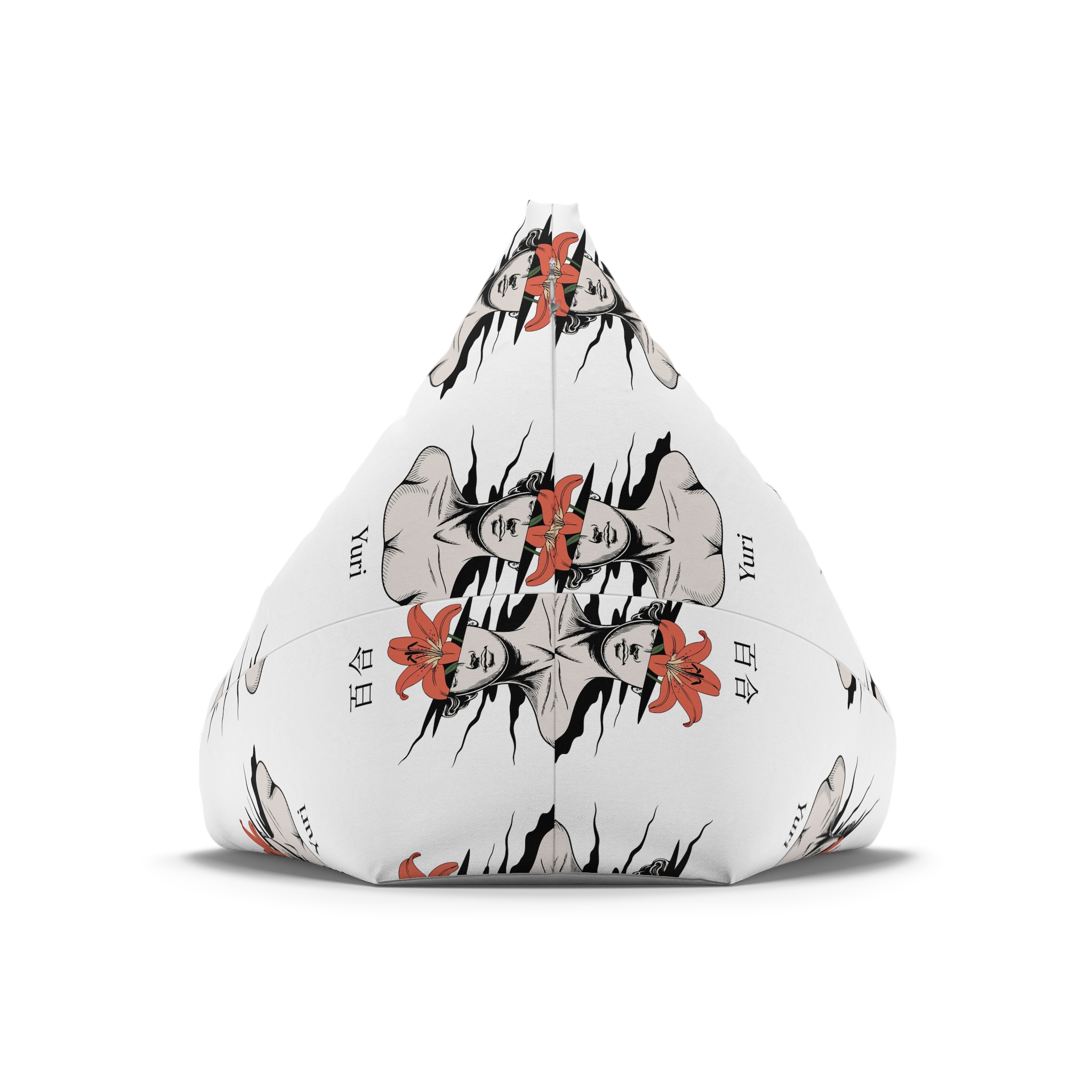 Yuri Lily Bloom Classical Sculpture Bean Bag Chair Cover - Image 6