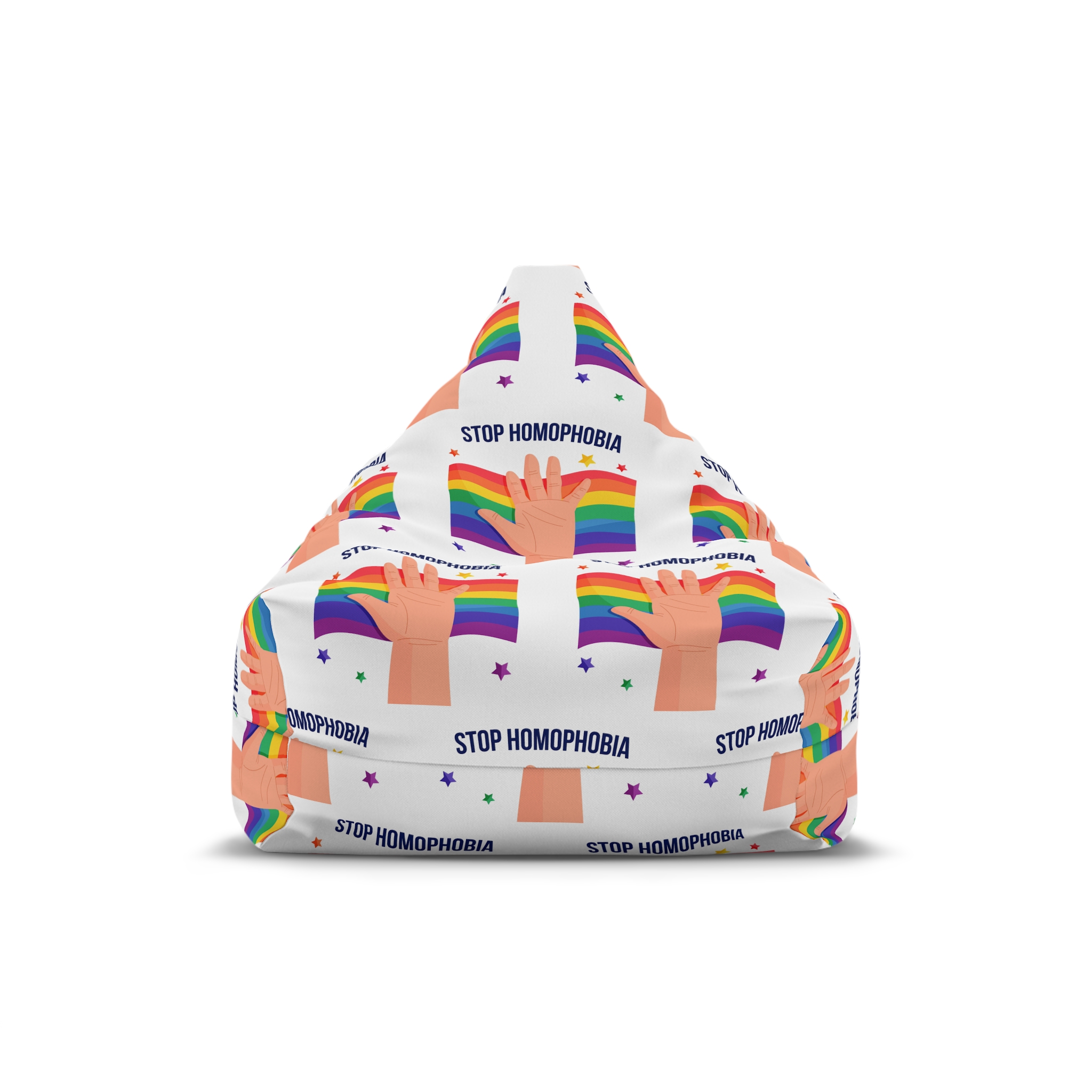 Stop Homophobia Bean Bag Chair Cover