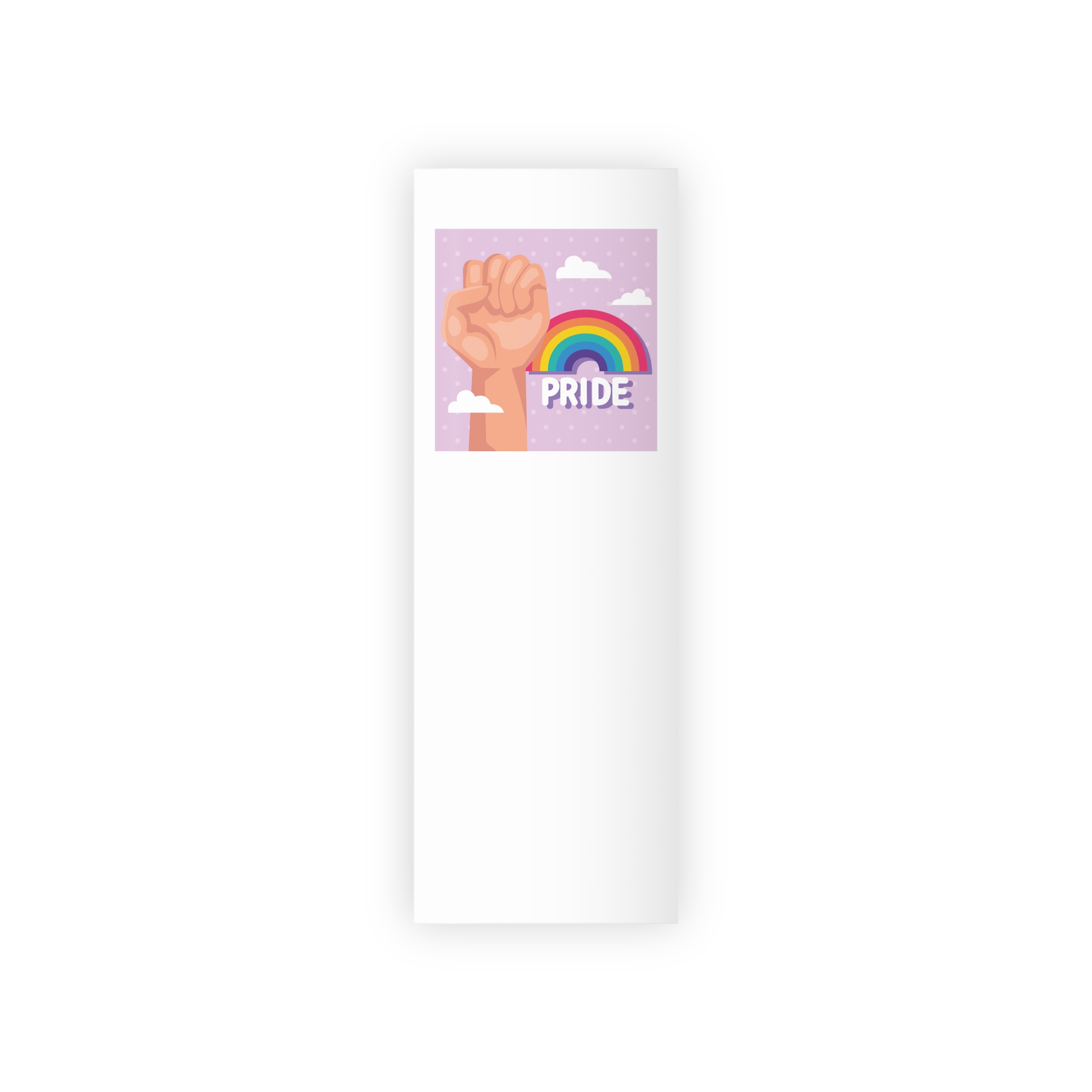 Pride Lettering With Rainbow Card Gift Wrapping Paper Rolls 1pc - Image 5