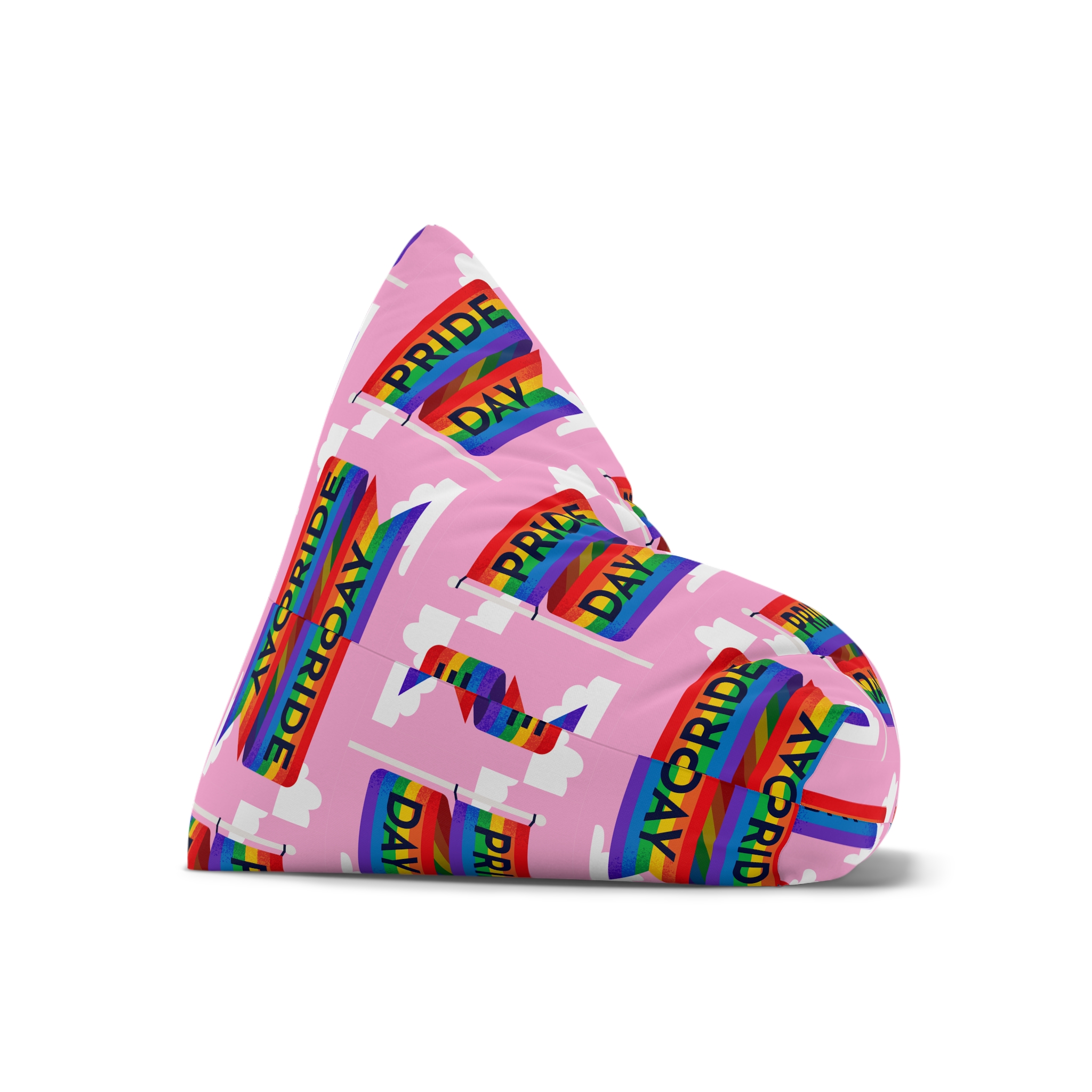 Pride Day Flag Illustration Bean Bag Chair Cover - Image 7