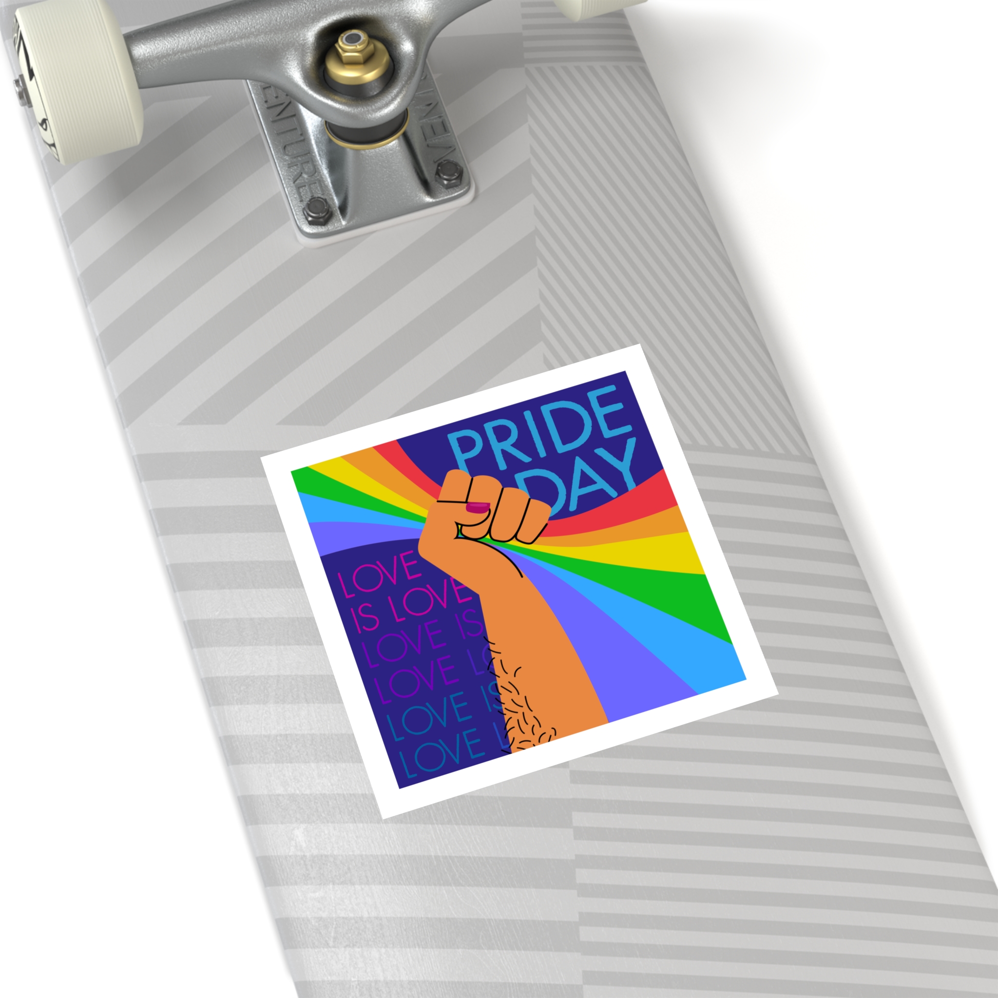 Pride Day Concept(1) Laminate Stickers Square - Image 40