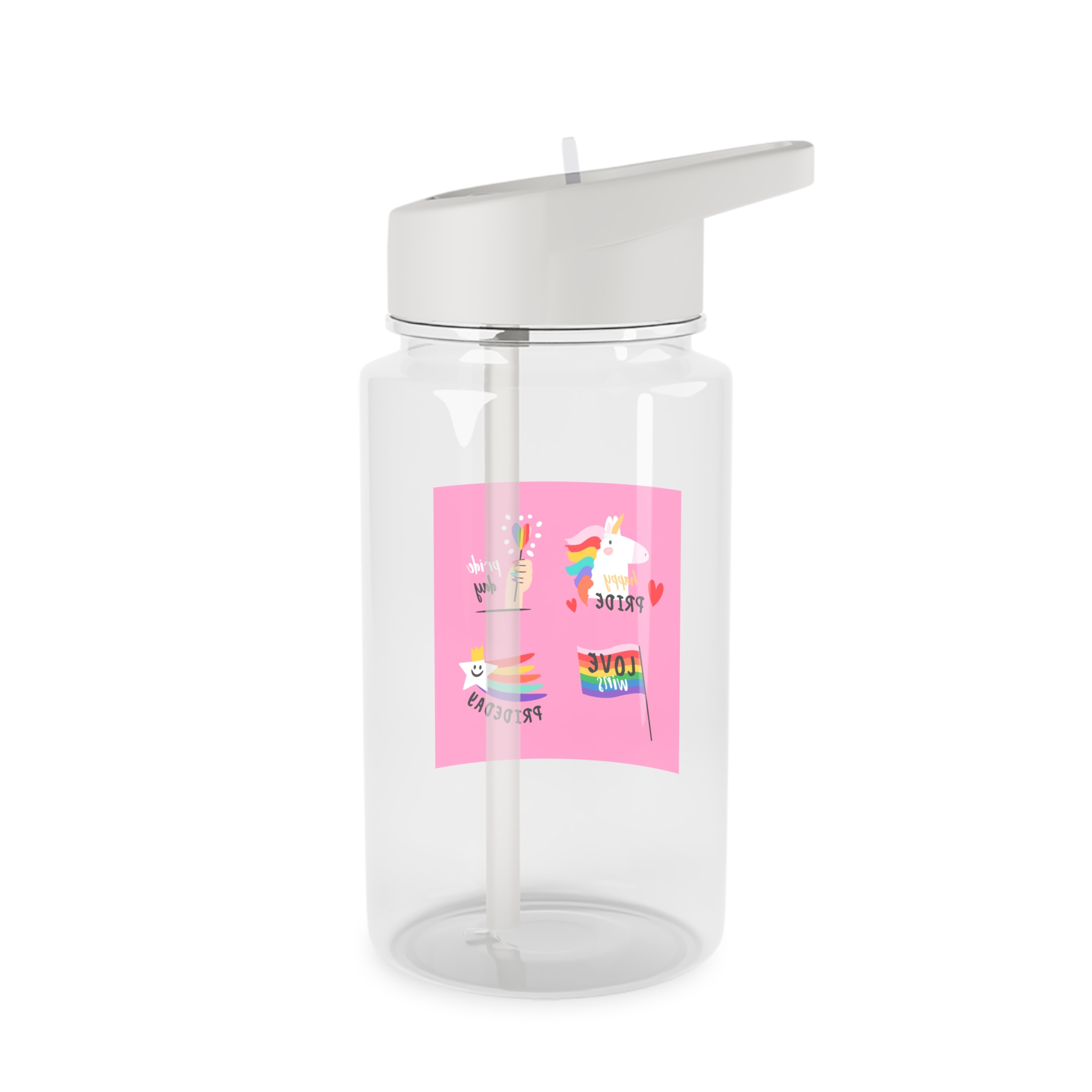 Pride Day Label Collection Theme Tritan Water Bottle - Image 2