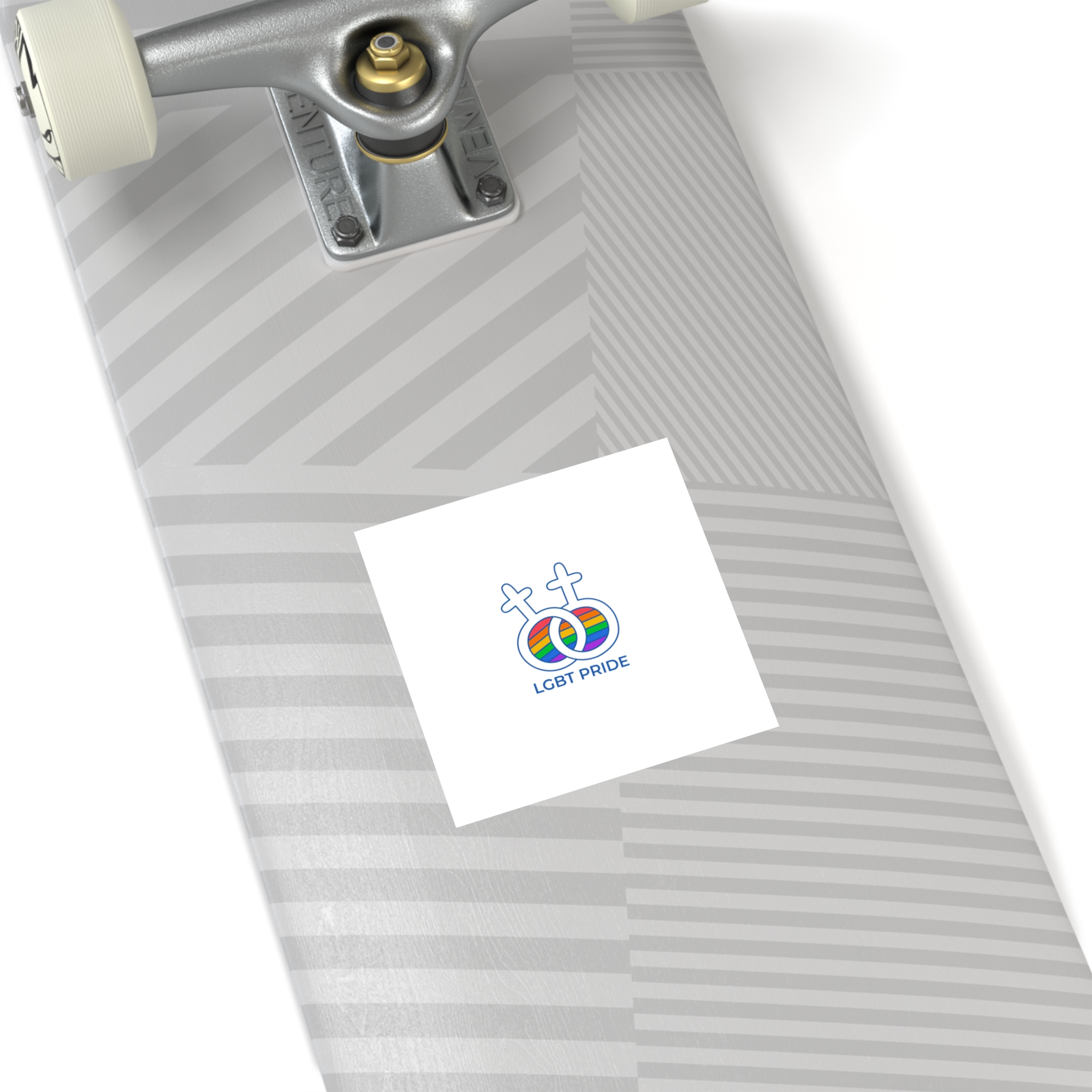 Hand Drawn Pride Month Lgbt Logo Template Laminate Stickers Square - Image 72