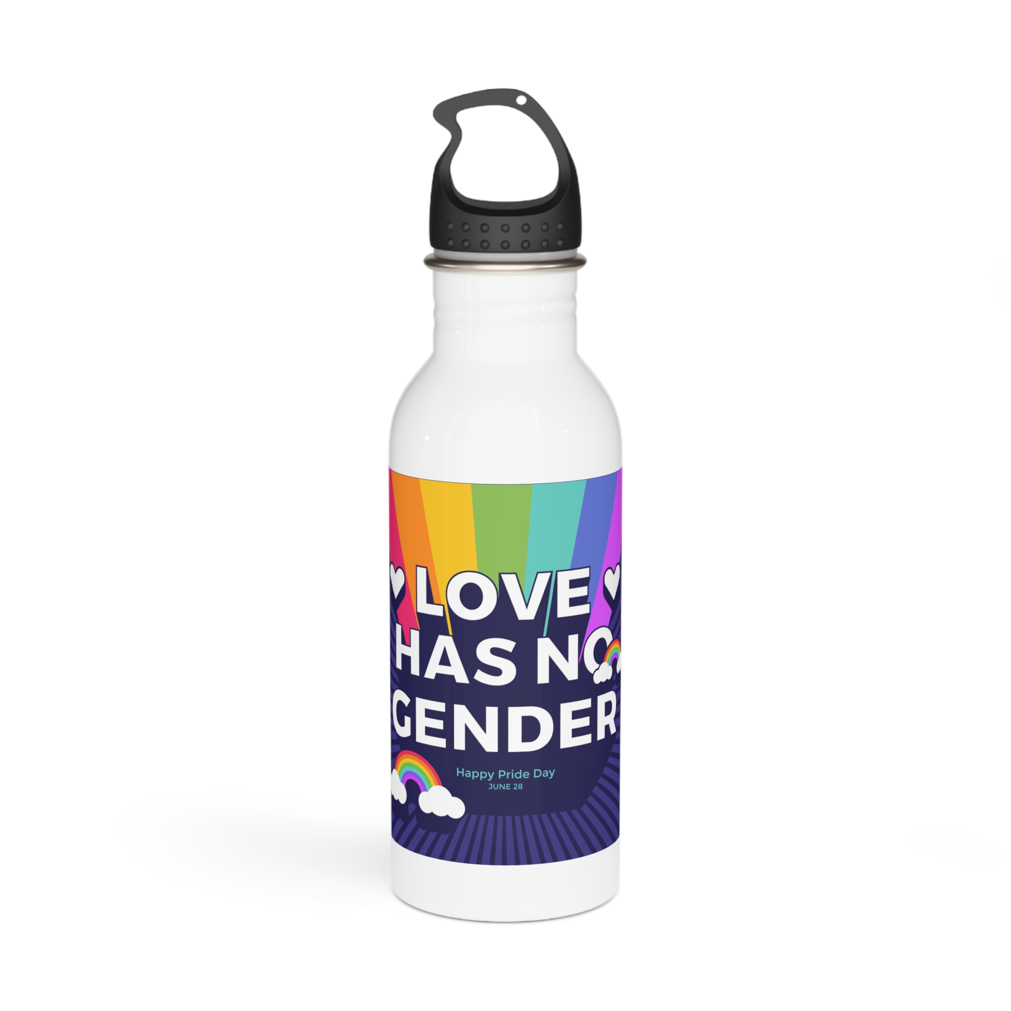 Pride Day Concept(3) Stainless Steel Water Bottle
