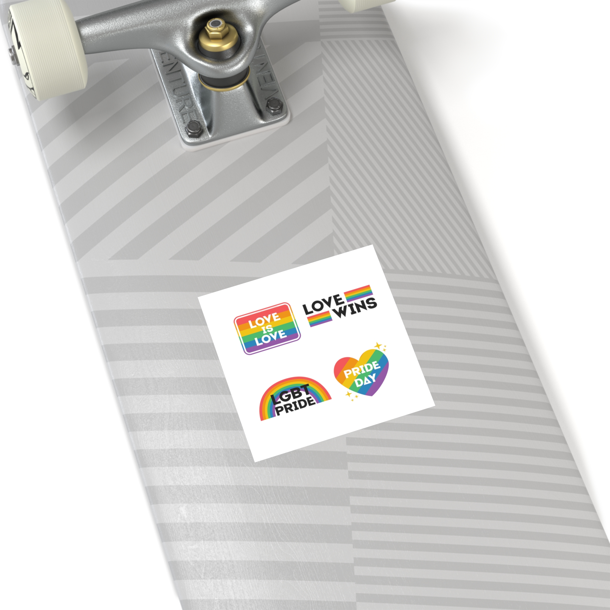Pride Day Label Collection Design Laminate Stickers Square - Image 32