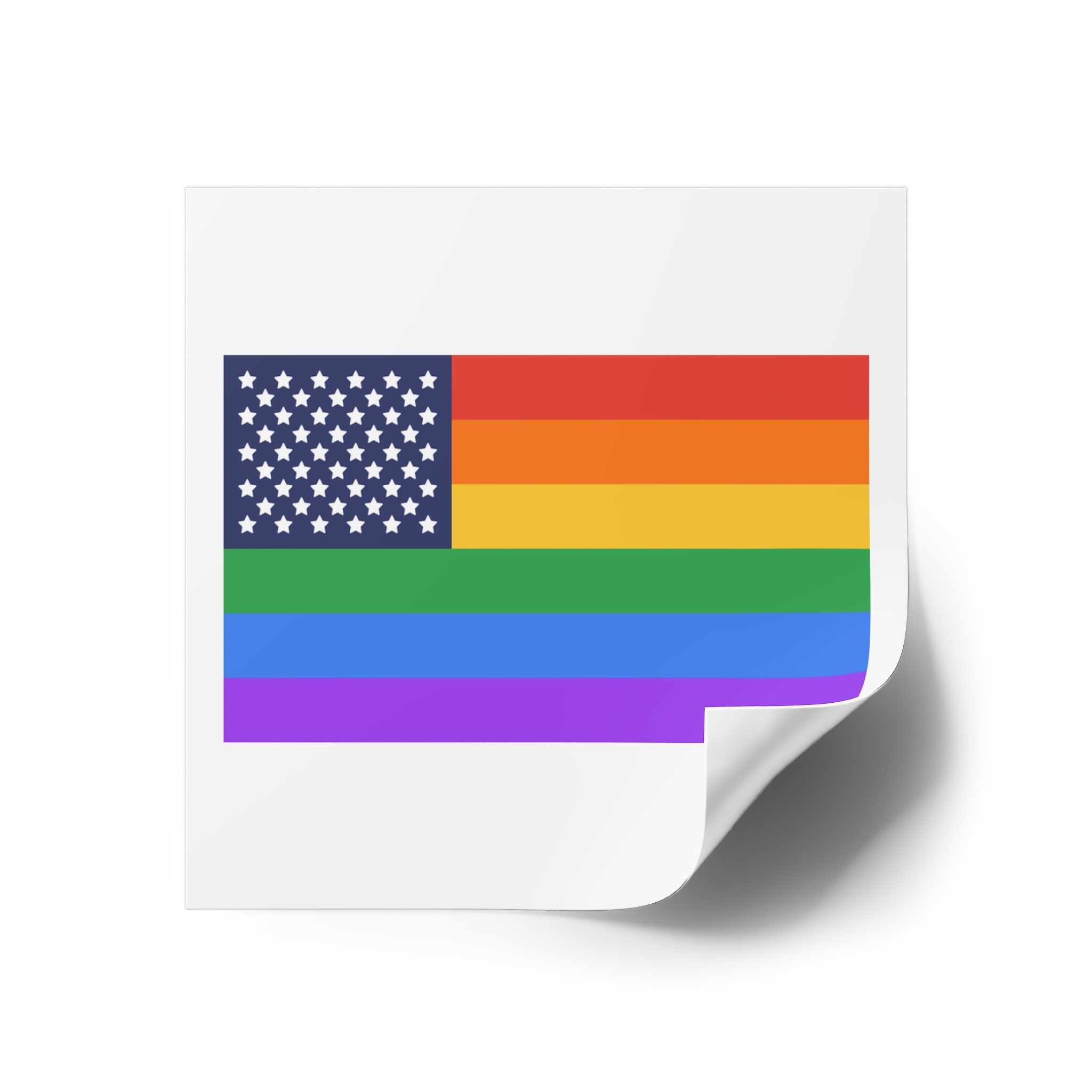 Lgbt Pride Month June Lesbian Gay Bisexual Transgender Lgbtq Flag Rainbow Vector (1) Laminate Stickers Square - Image 22
