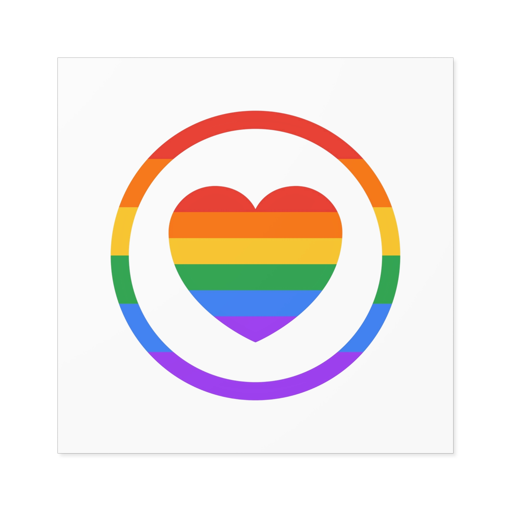 Lgbt Pride Month June Lesbian Gay Bisexual Transgender Lgbtq Flag Rainbow Vector (1) Laminate Stickers Square - Image 73
