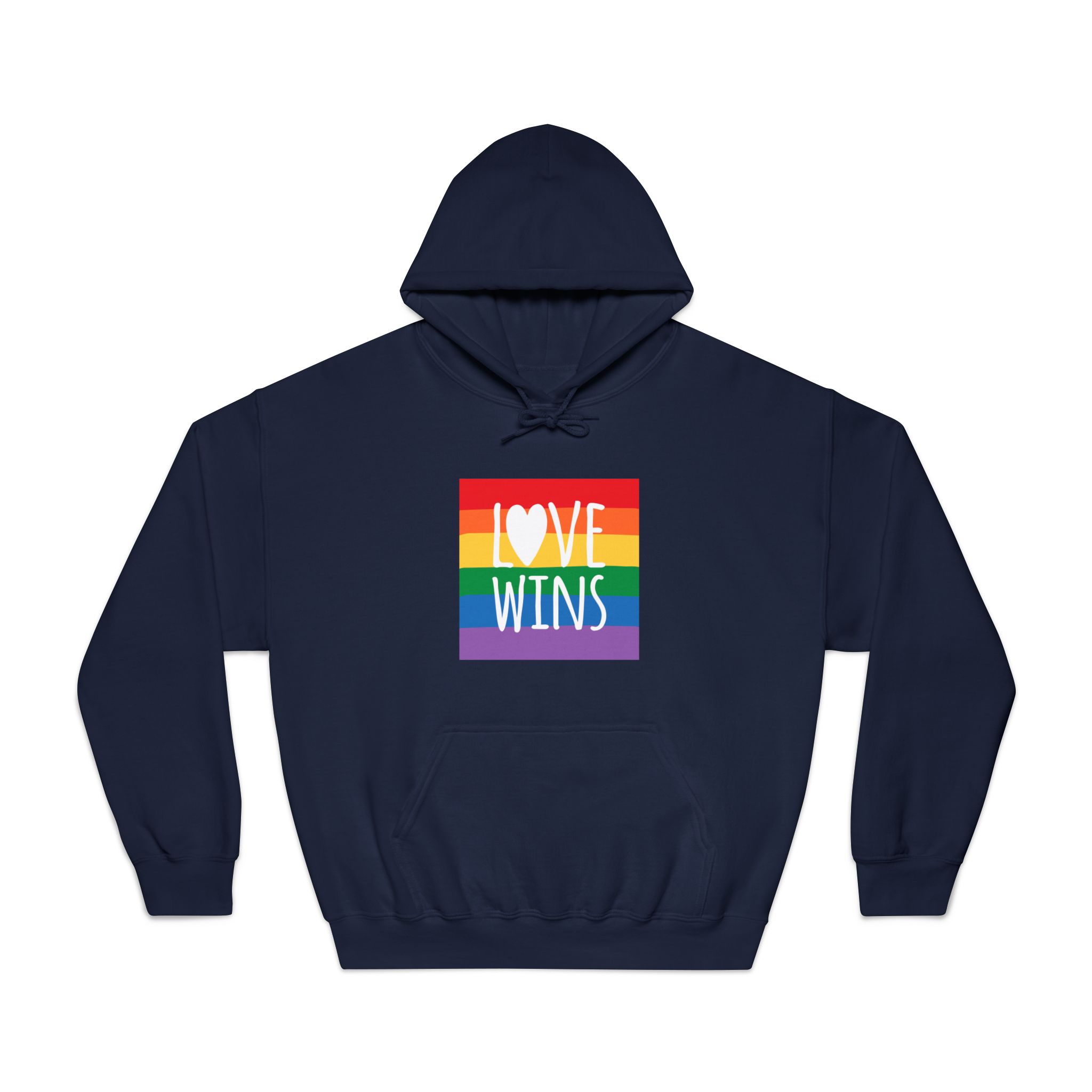 Lovewins Heart Hd 2 Unisex Dryblend Hooded Sweatshirt - Image 29