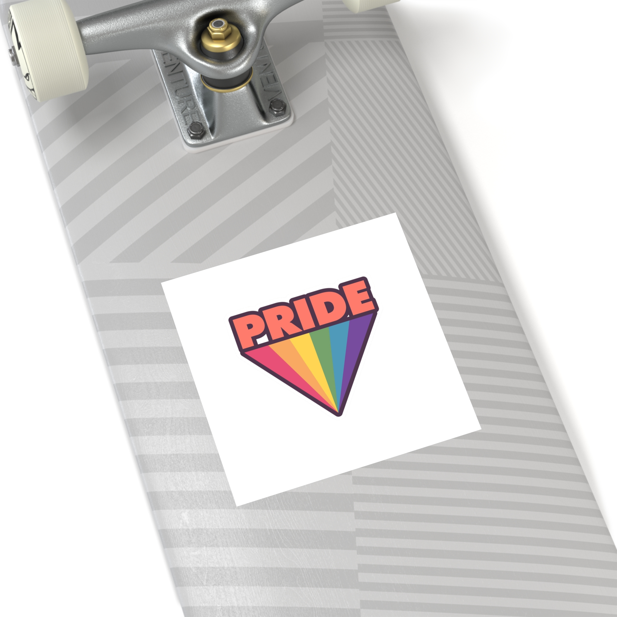 Pride With Rainbow1 Laminate Stickers Square - Image 48