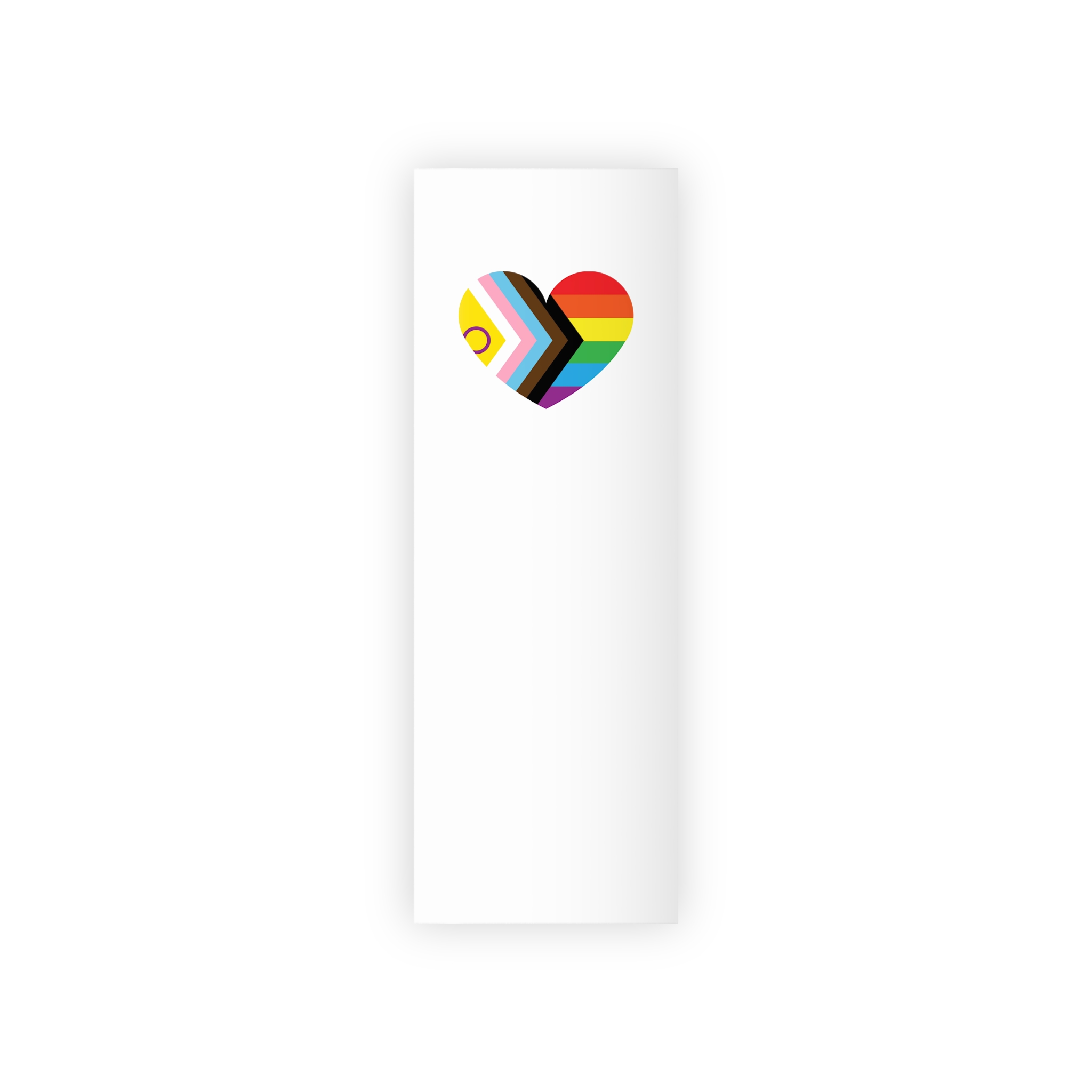 Inclusive Lgbtq Progress Pride Heart Symbol1 Gift Wrapping Paper Rolls 1pc - Image 5