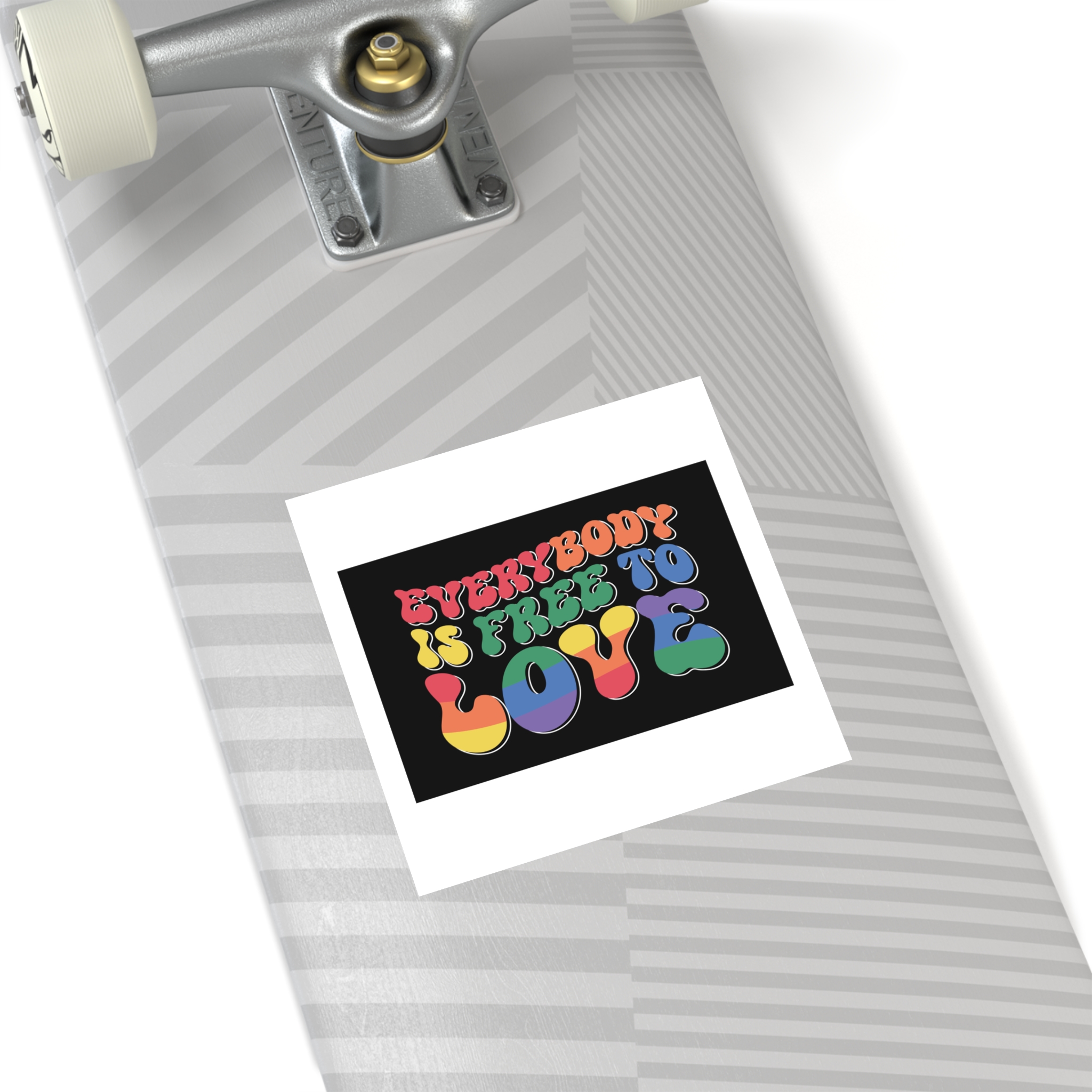 Pride Lgbt Gay Retro Tshirt Design Laminate Stickers Square - Image 44