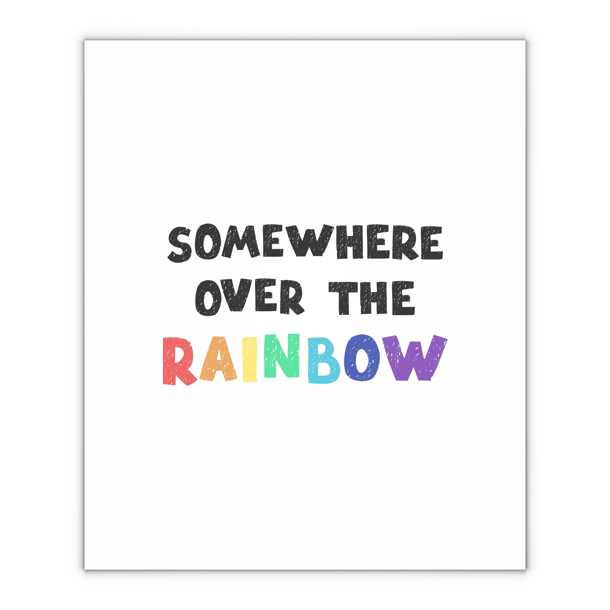 Vector Illustration With Hand Drawn Lettering Rainbow Gift Wrapping Paper Sheets 1pc - Image 4