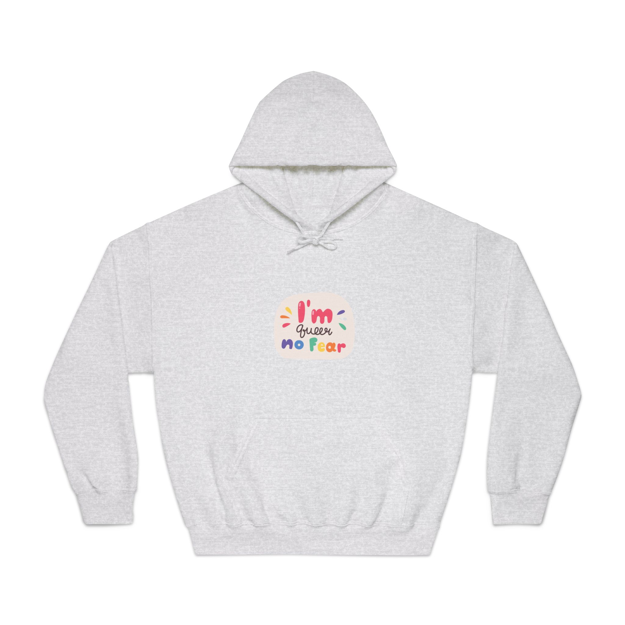 Lgbt Sticker Pack White Background Lgbtq Set Symbol Lgbt Pride Community Rainbow Elements Vector Hand Draw Illustration Hand Drawn Lettering(3) Unisex Dryblend Hooded Sweatshirt - Image 5