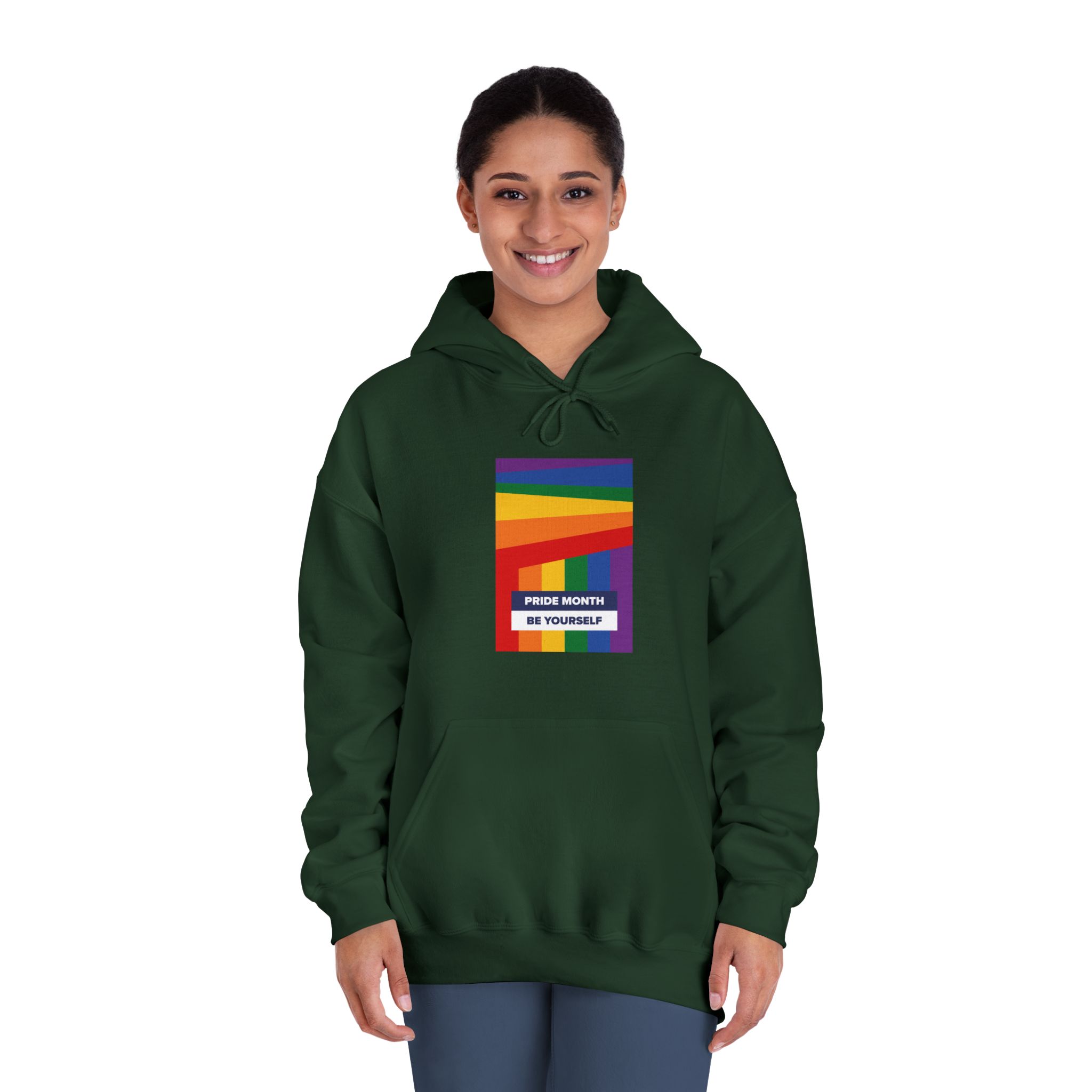Lgbt Pride Month June Lesbian Gay Bisexual Transgender Lgbtq Flag Rainbow Vector(2)2 Unisex Dryblend Hooded Sweatshirt - Image 24