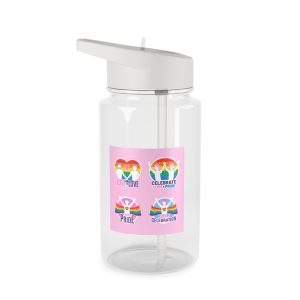 Pride Day Neon Badges Tritan Water Bottle