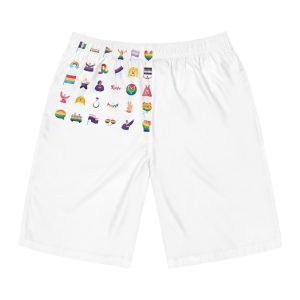 Set Icons With Lgbtq Community Symbols Mens Board Shorts Aop
